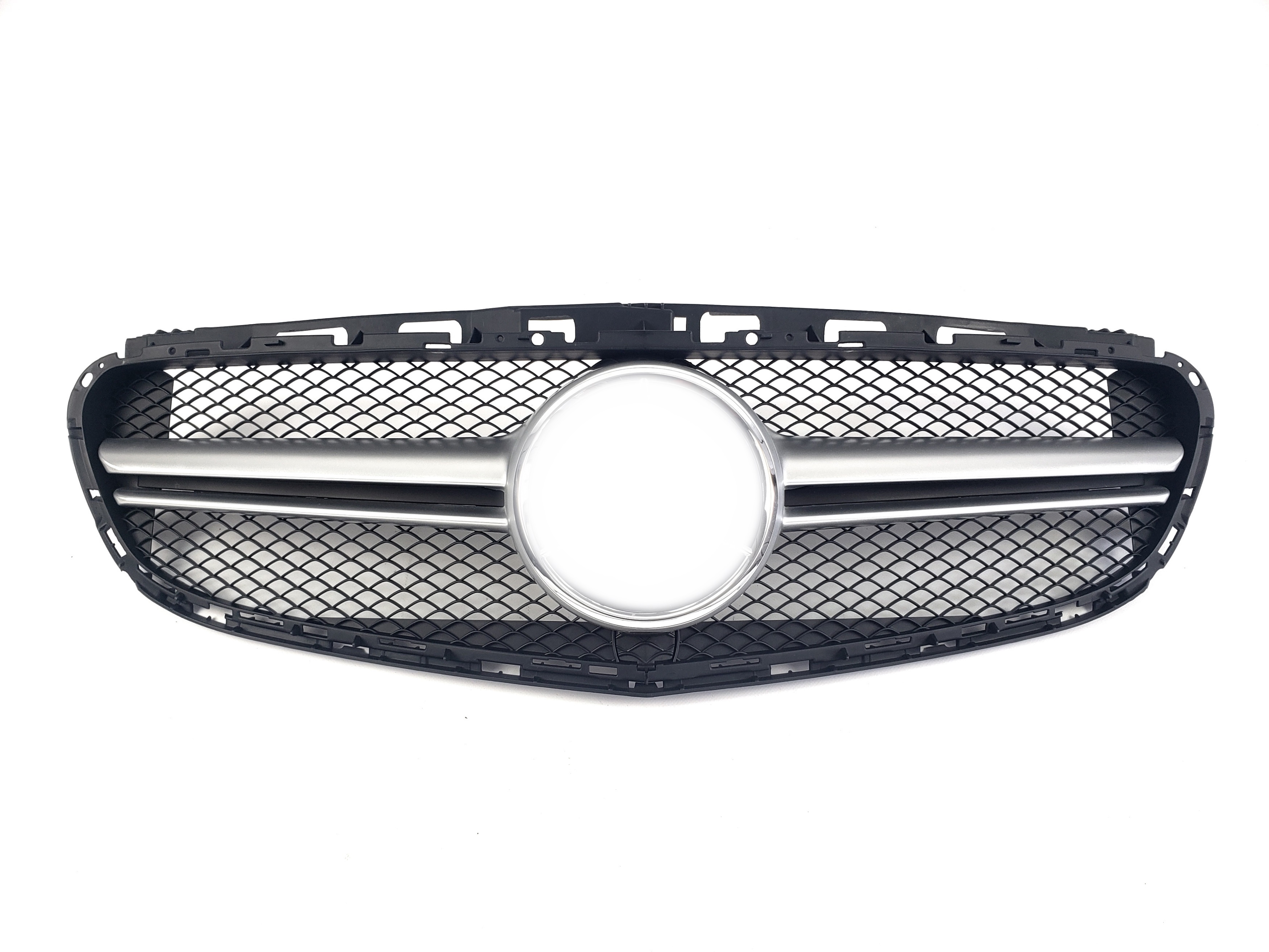 Решітка радіатора Silver Matte AMG на Mercedes-Benz E-Class W212 2013-2016 року