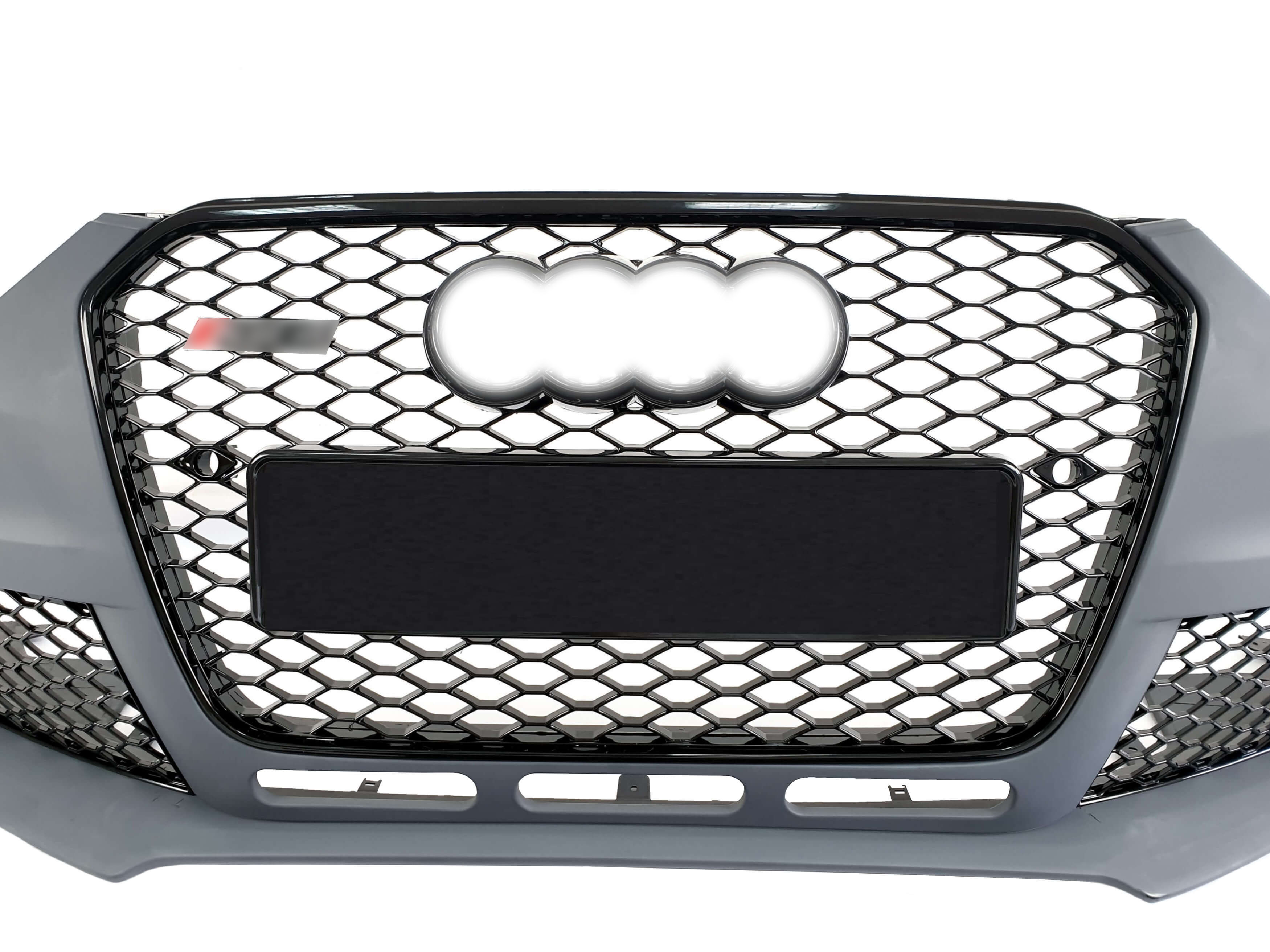 Передній бампер (стиль RS4) на Audi A4 B8 2011-2015 року 3