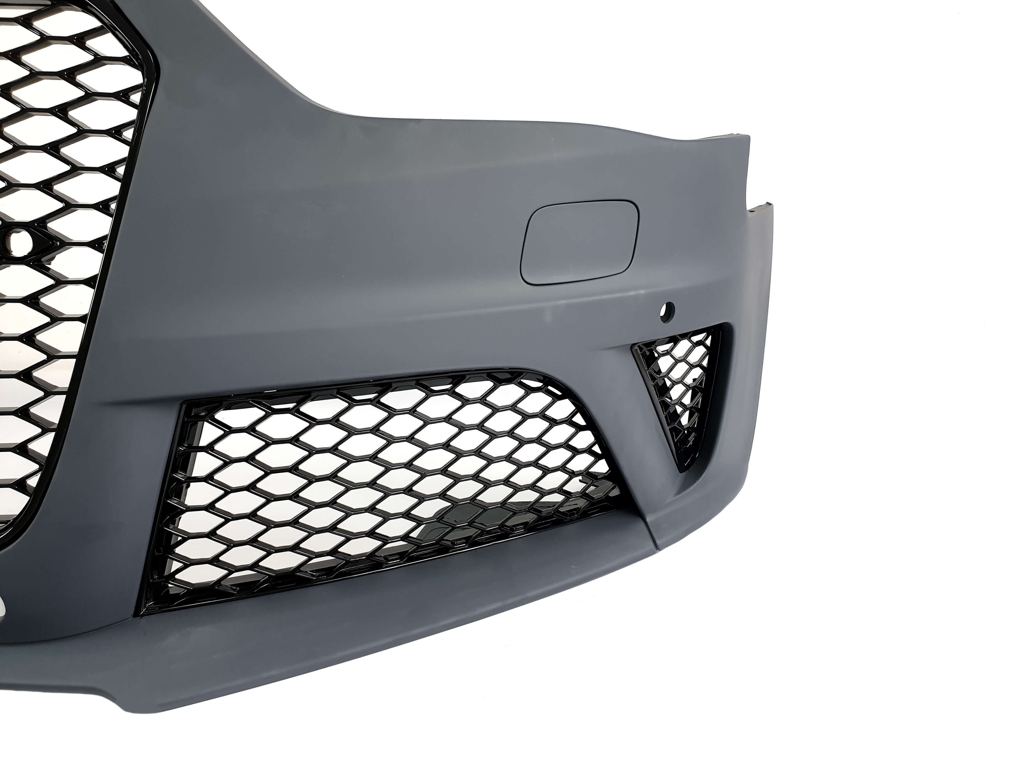 Передній бампер (стиль RS4) на Audi A4 B8 2011-2015 року 4