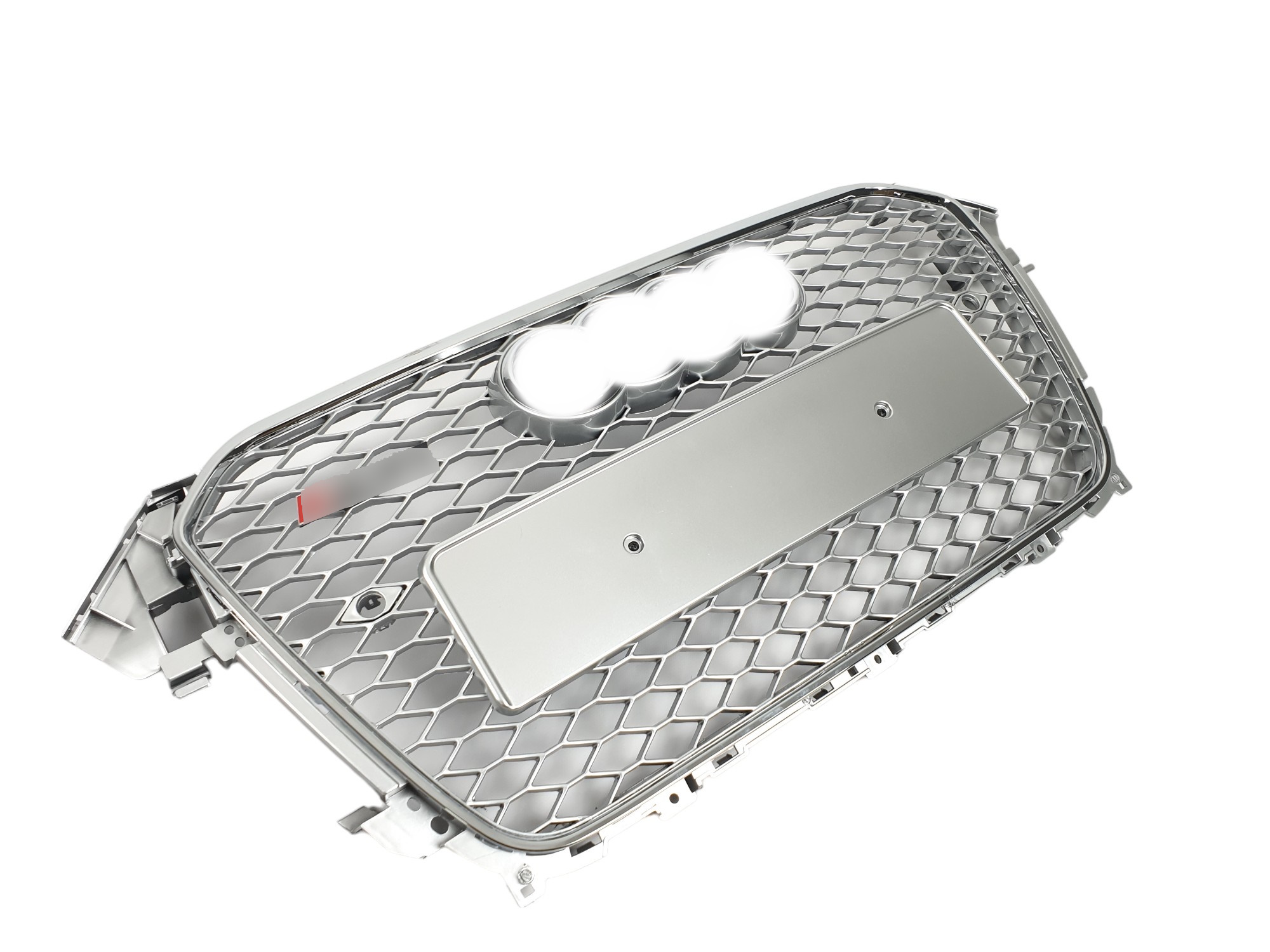 Решітка радіатора Silver Chrome (в стилі RS4) на Audi A4 B8 2011-2015 року 2