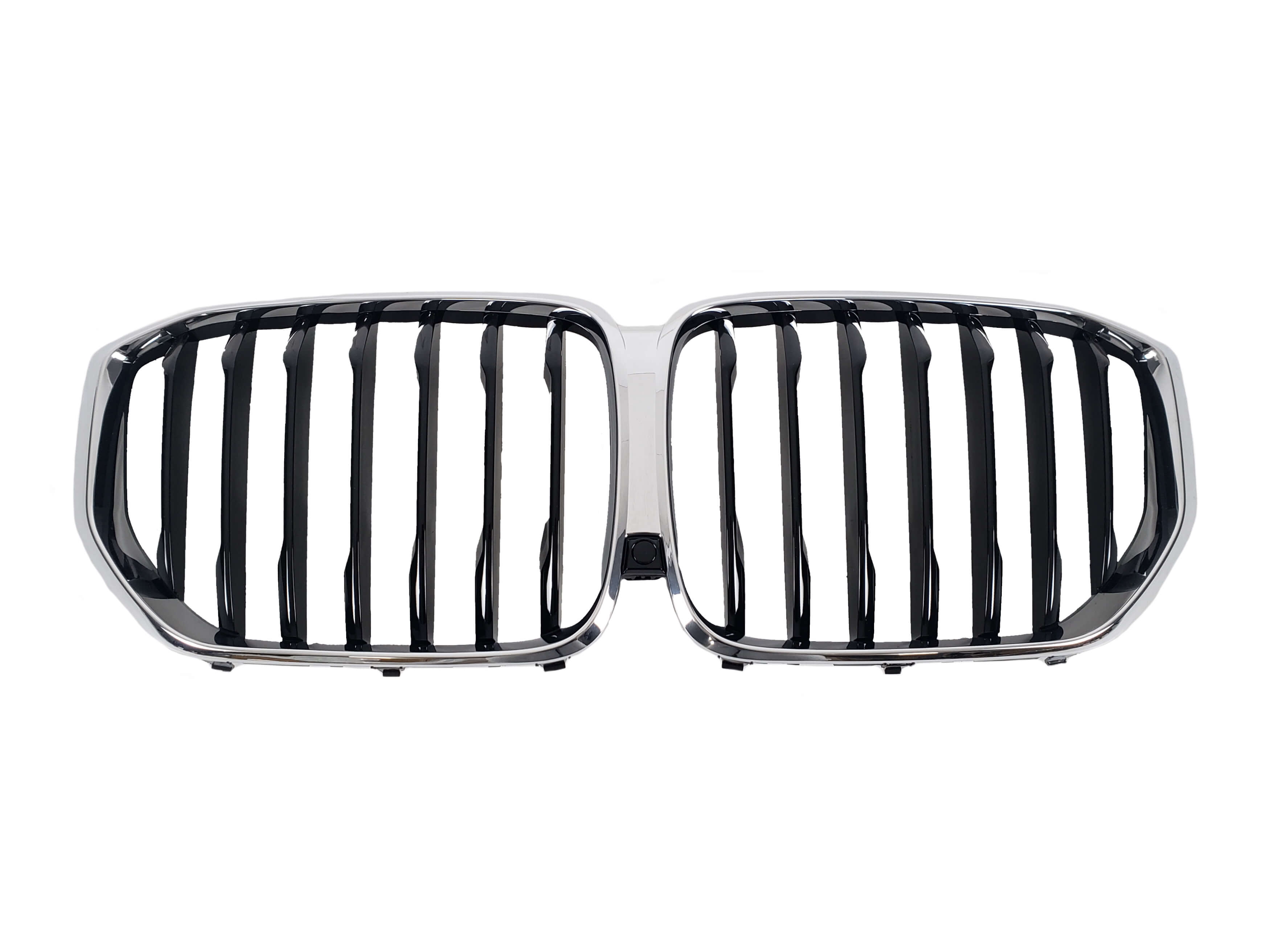 Ніздрі Чорний глянець / Хром рамка (1 BAR) на BMW X5 G05 2018-2022 року