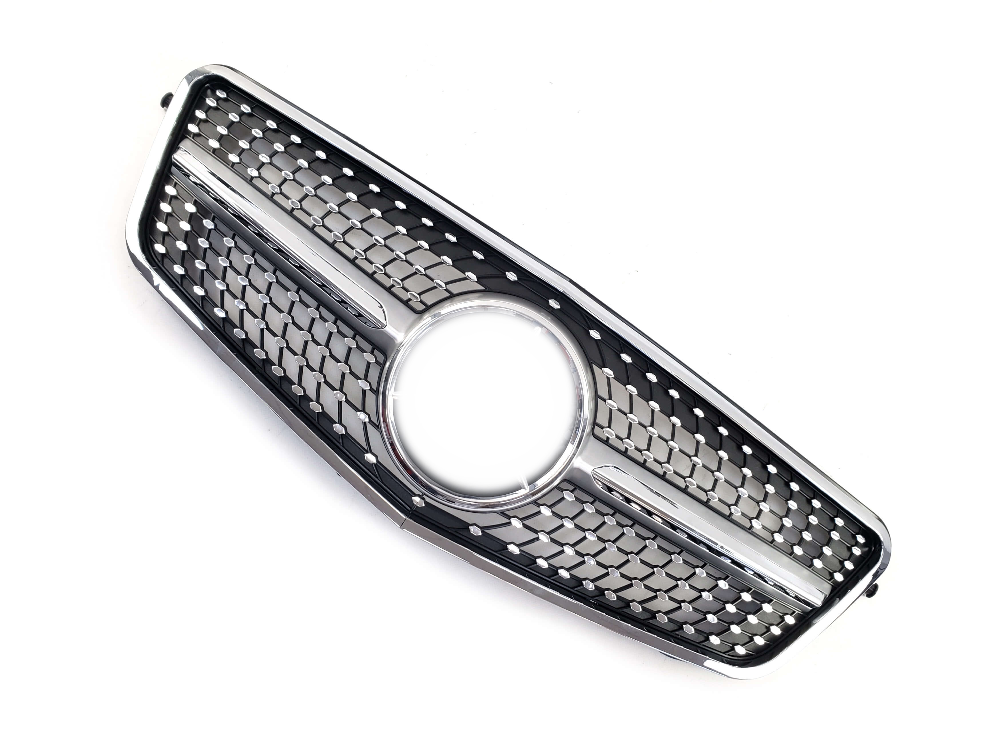 Решітка радіатора Silver Diamond на Mercedes-Benz E-Class W212 2009-2013 року 3