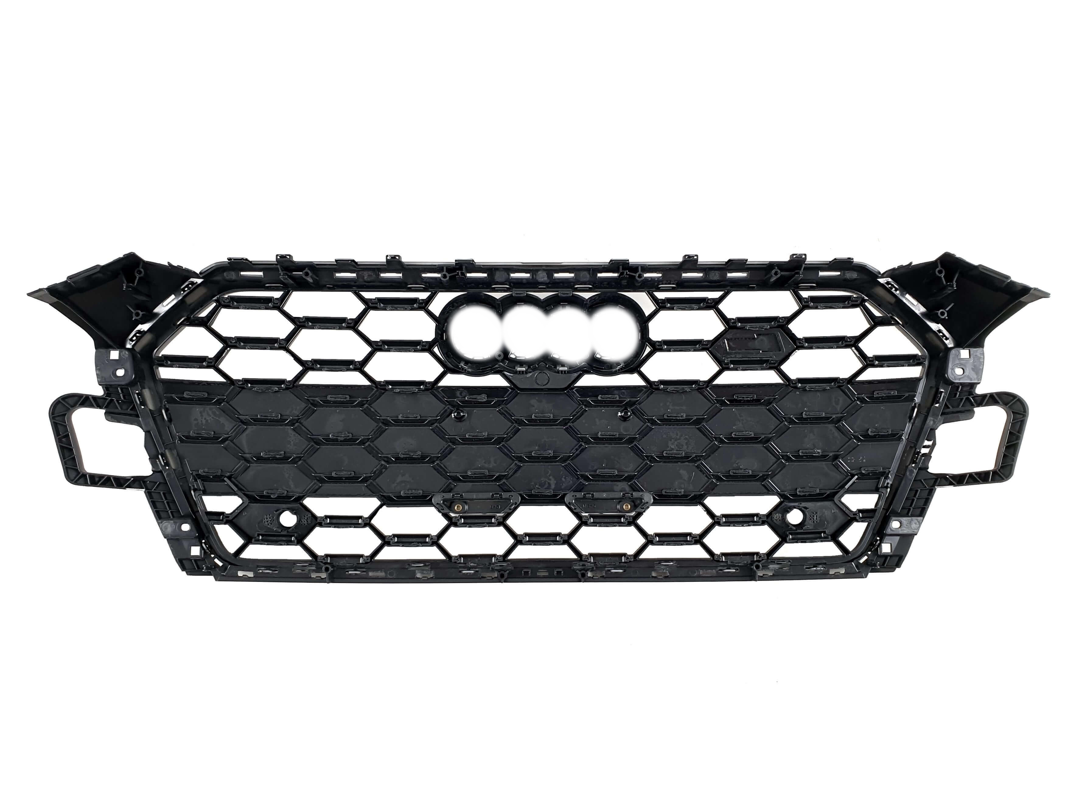 Решітка радіатора Full Black (Gloss) (в стилі S5) на Audi A5 B9 2020-2023 року 3
