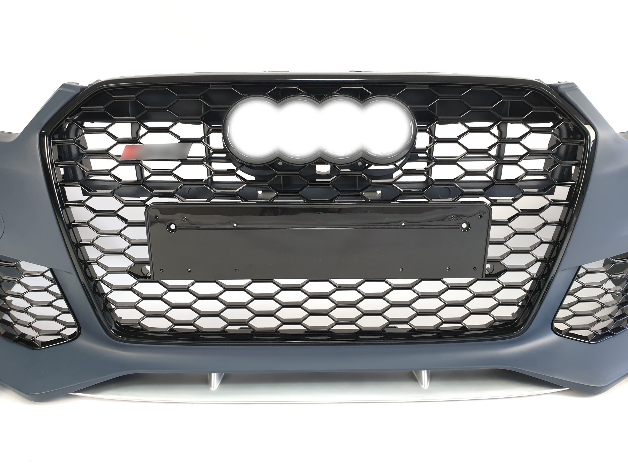 Передній бампер (в стилі RS6) на Audi A6 C7 2011-2014 року 3