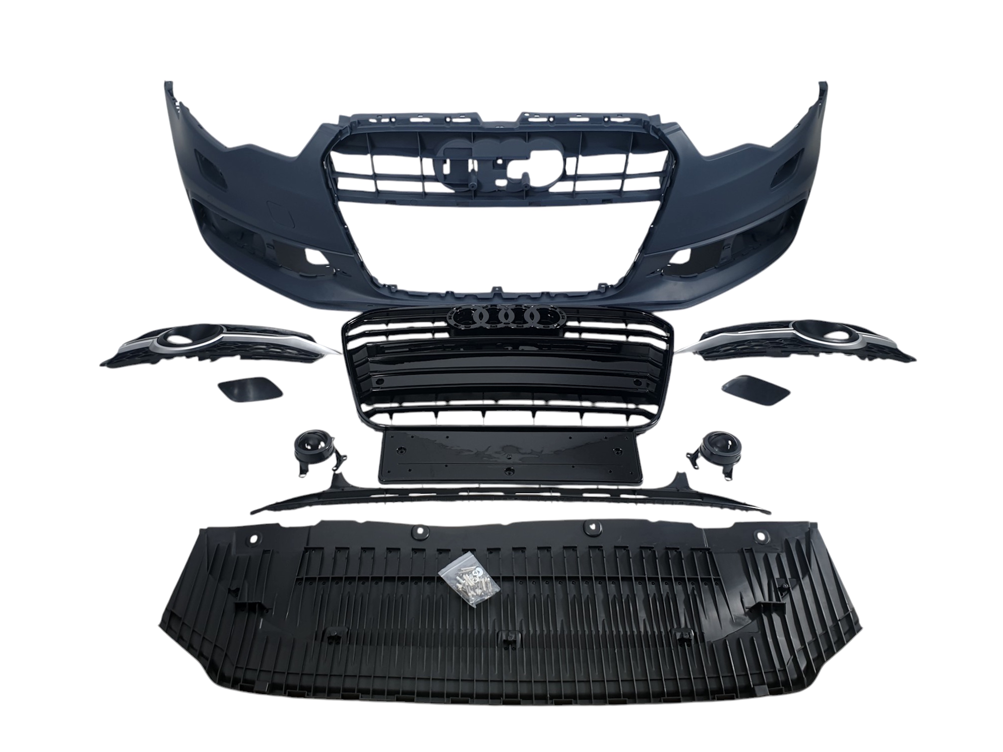 Передній бампер (S-Line) V1 на Audi A6 C7 2011-2014 року 2