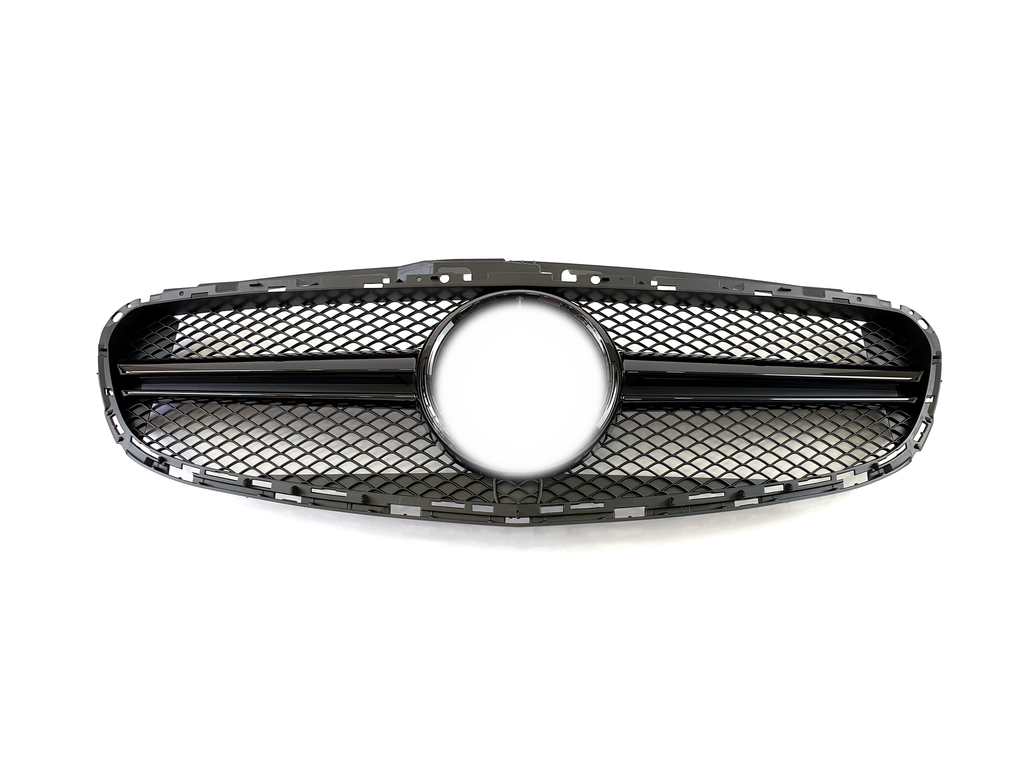 Решітка радіатора Black AMG на Mercedes-Benz E-Class W212 2013-2016 року 2