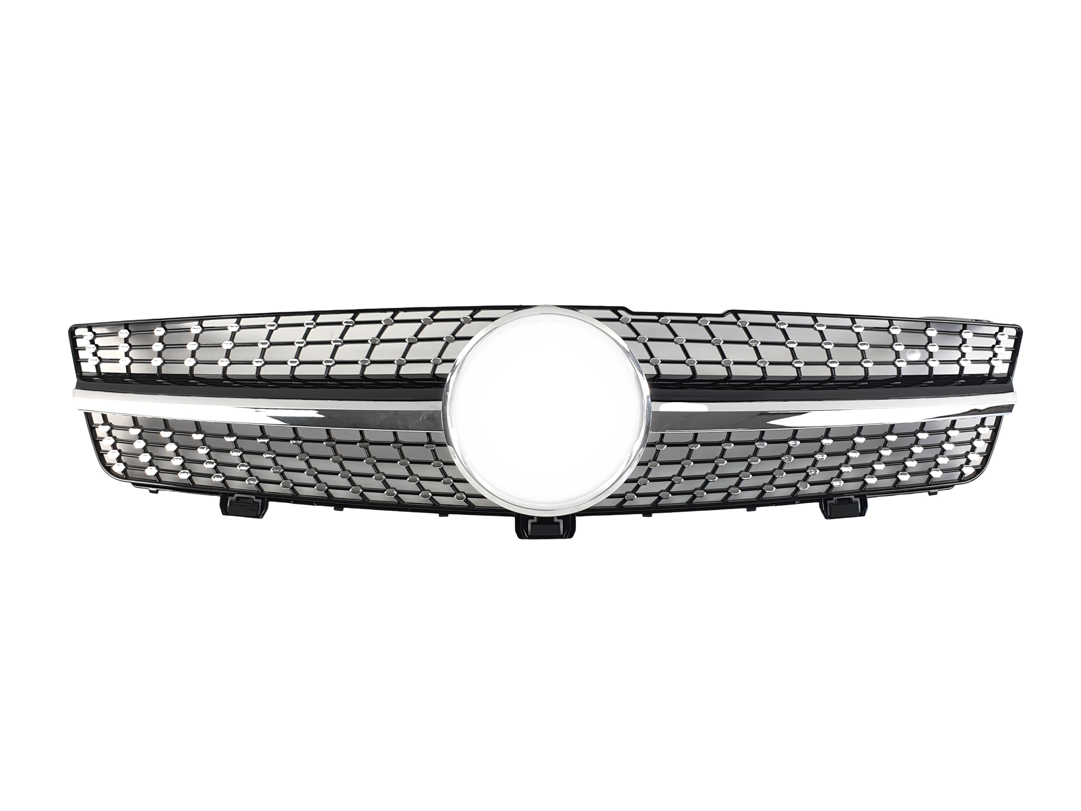 Решітка радіатора Black V2 Diamond на Mercedes-Benz CLS-Class C219 2008-2010 року