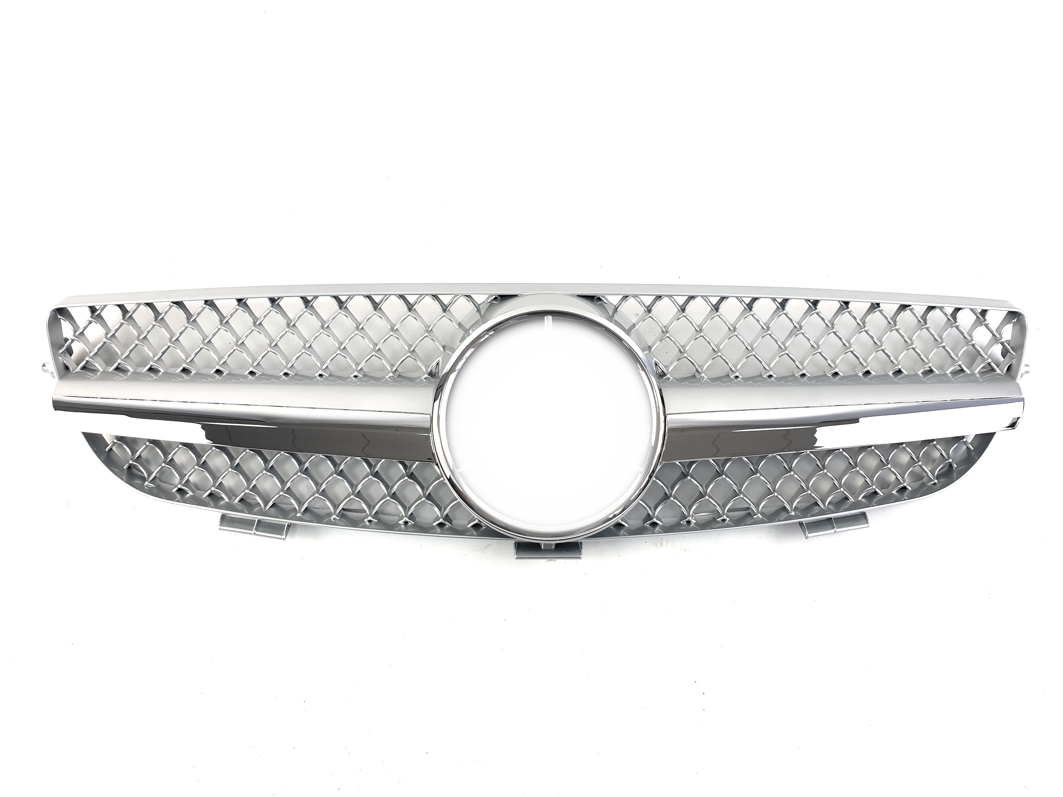 Решітка радіатора Silver SL на Mercedes-Benz CLK-Class W209 2003-2009 року