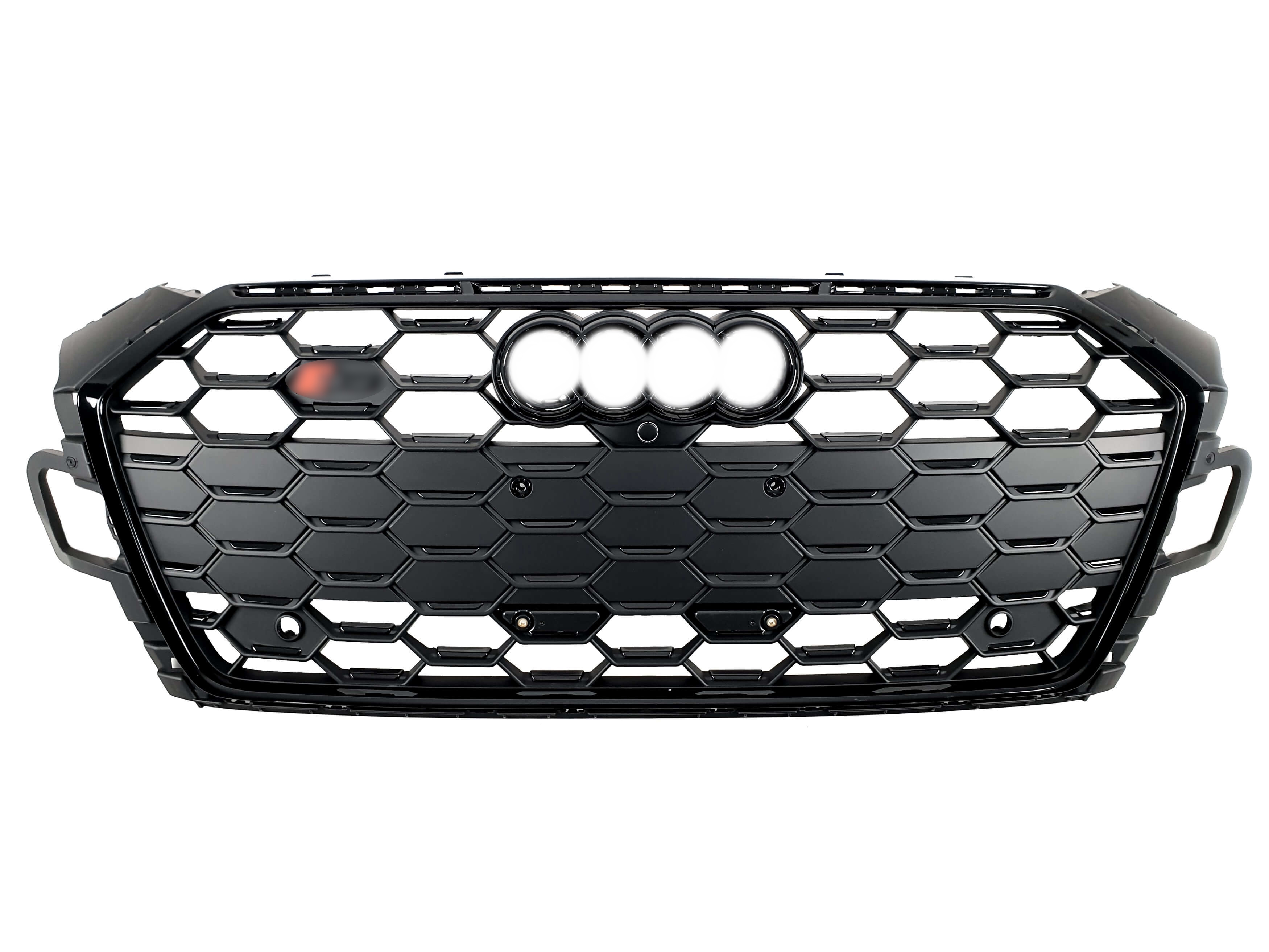 Решітка радіатора Full Black (Gloss / Matte) (в стилі S5) на Audi A5 B9 2020-2023 року