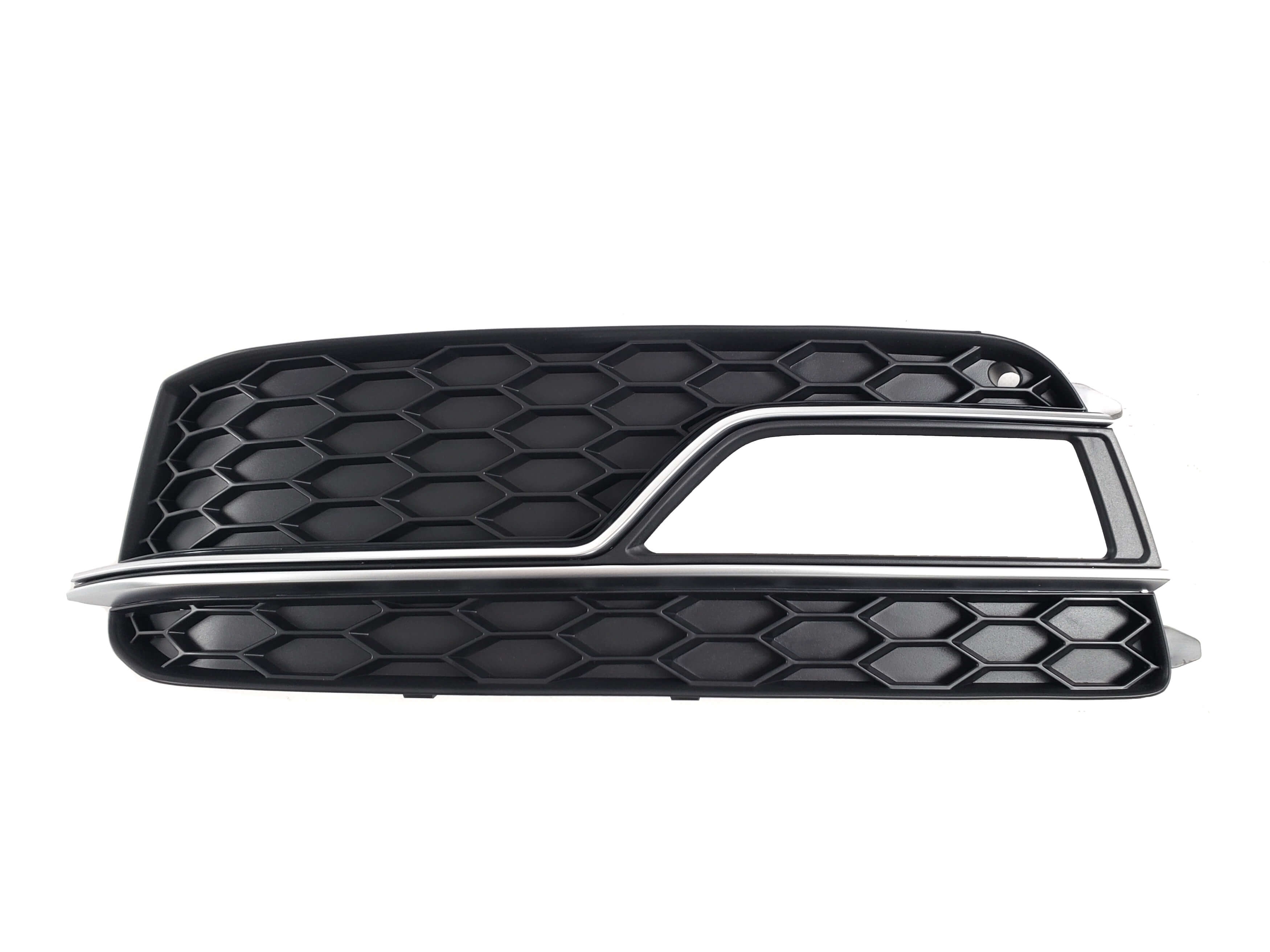 Решітки в бампер Black Silver (стиль S5 під туманки) S-Line на Audi A5 8T 2011-2016 року 3