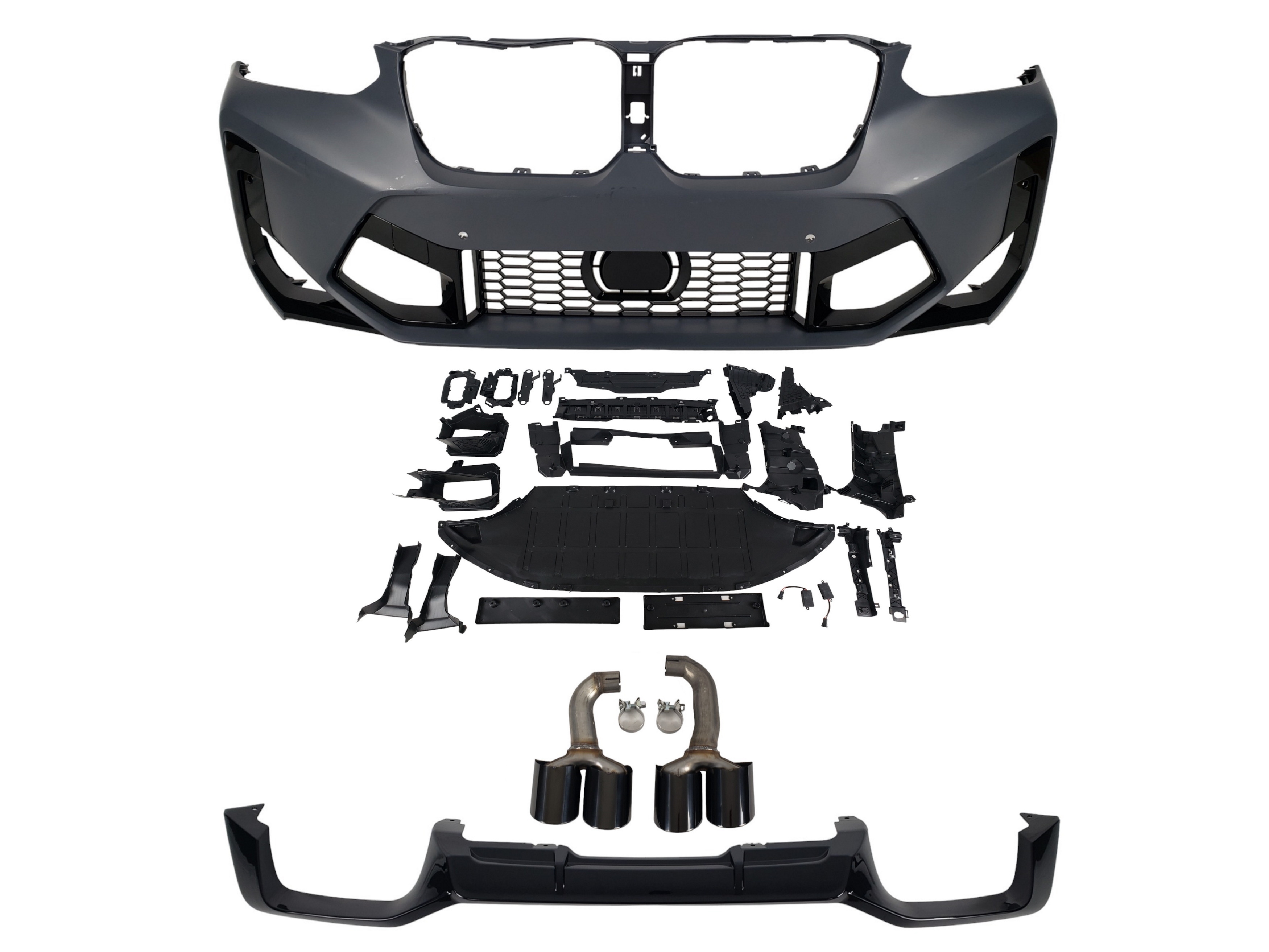 Комплект обвісів (X4M F98 Style) Body Kit на BMW X4 G02 2022-2024 року