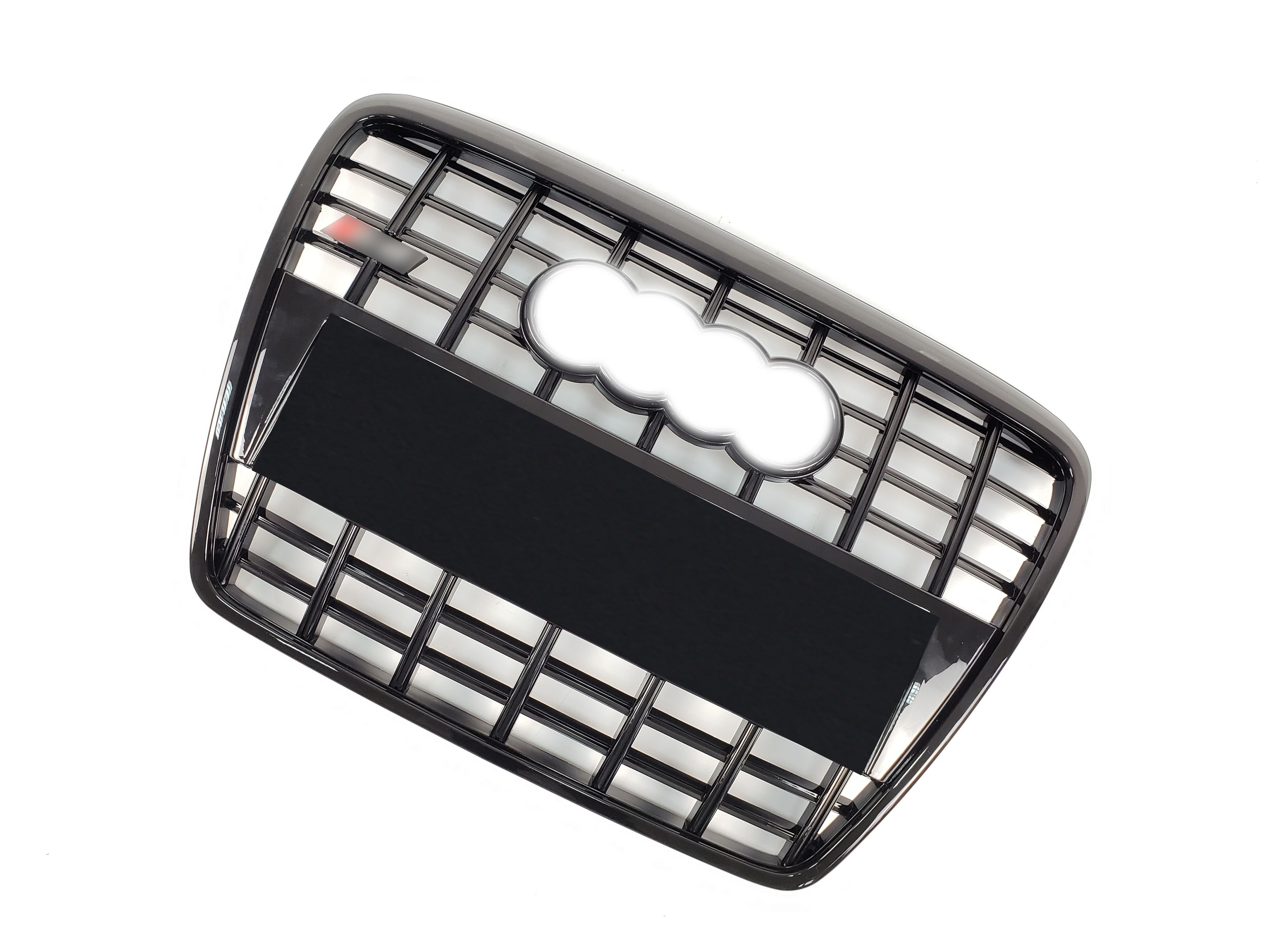 Решітка радіатора Full Black (в стилі S6) без PDC на Audi A6 C6 2004-2011 року 2