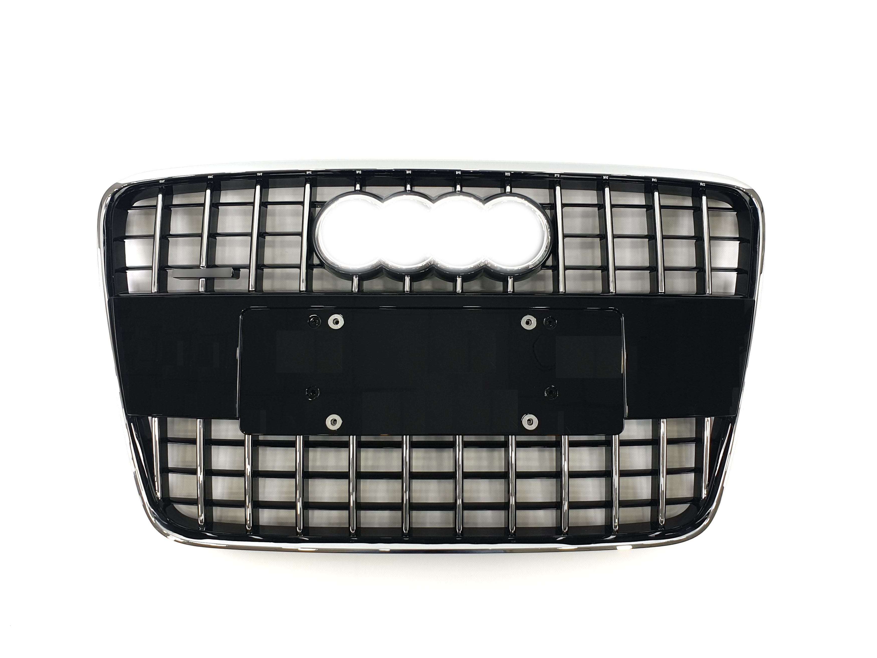 Решітка радіатора Chrome Black (в стилі SQ7) на Audi Q7 4L 2005-2015 року