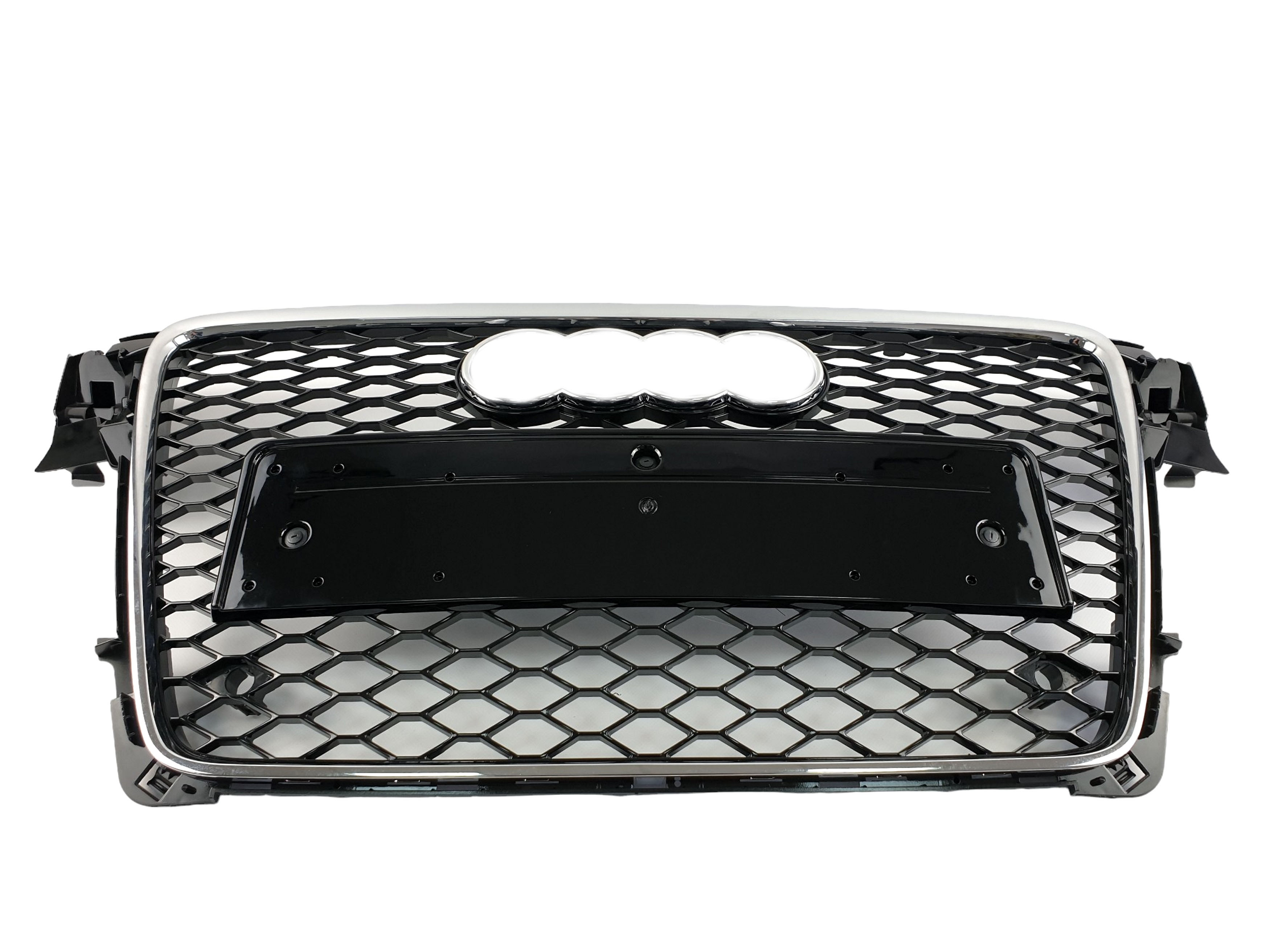 Решітка радіатора Chrome Black (в стилі RS4) на Audi A4 B8 2007-2011 року 2