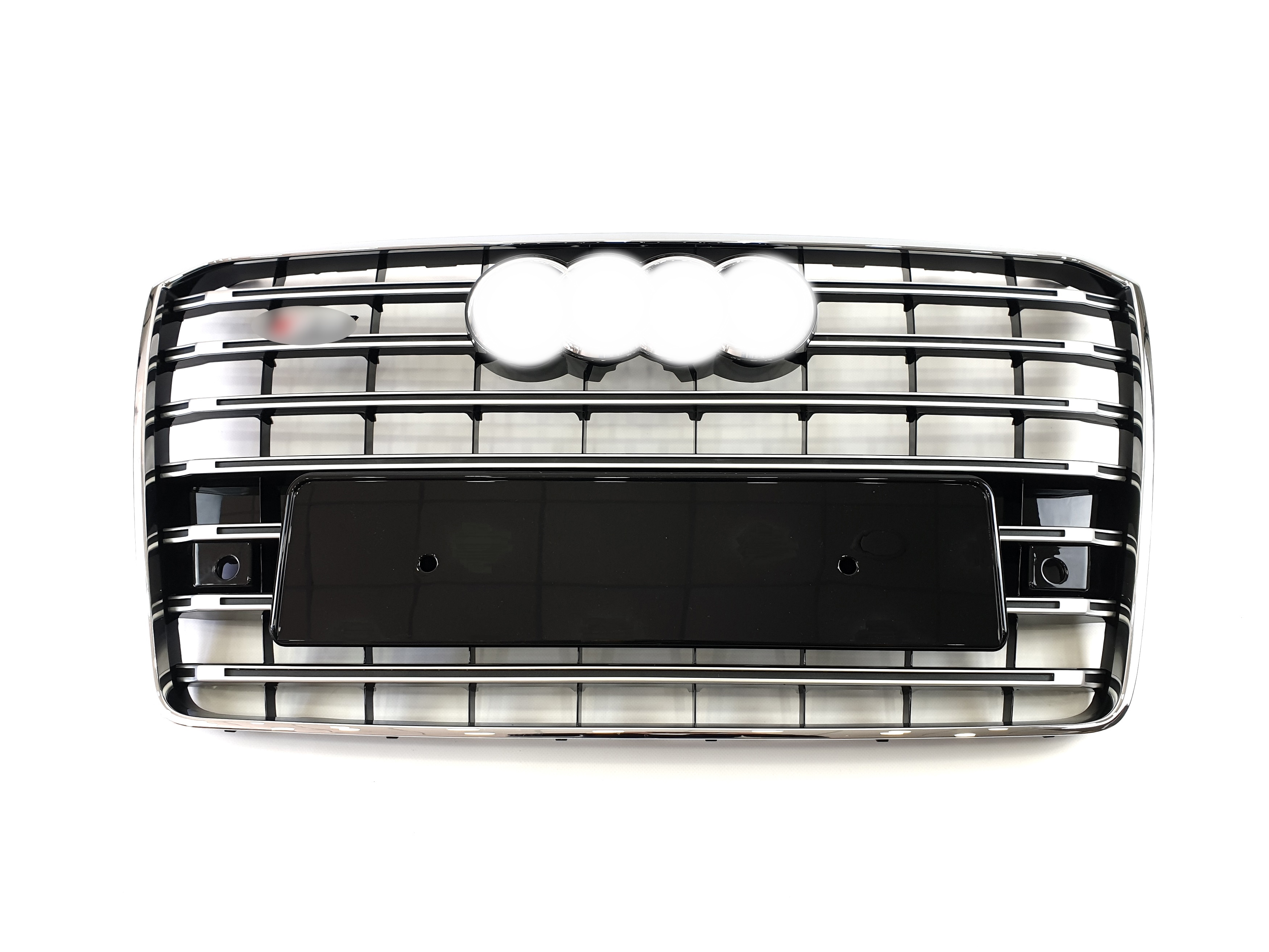 Решітка радіатора Chrome Black (в стилі S8) на Audi A8 D4 2014-2017 року 2