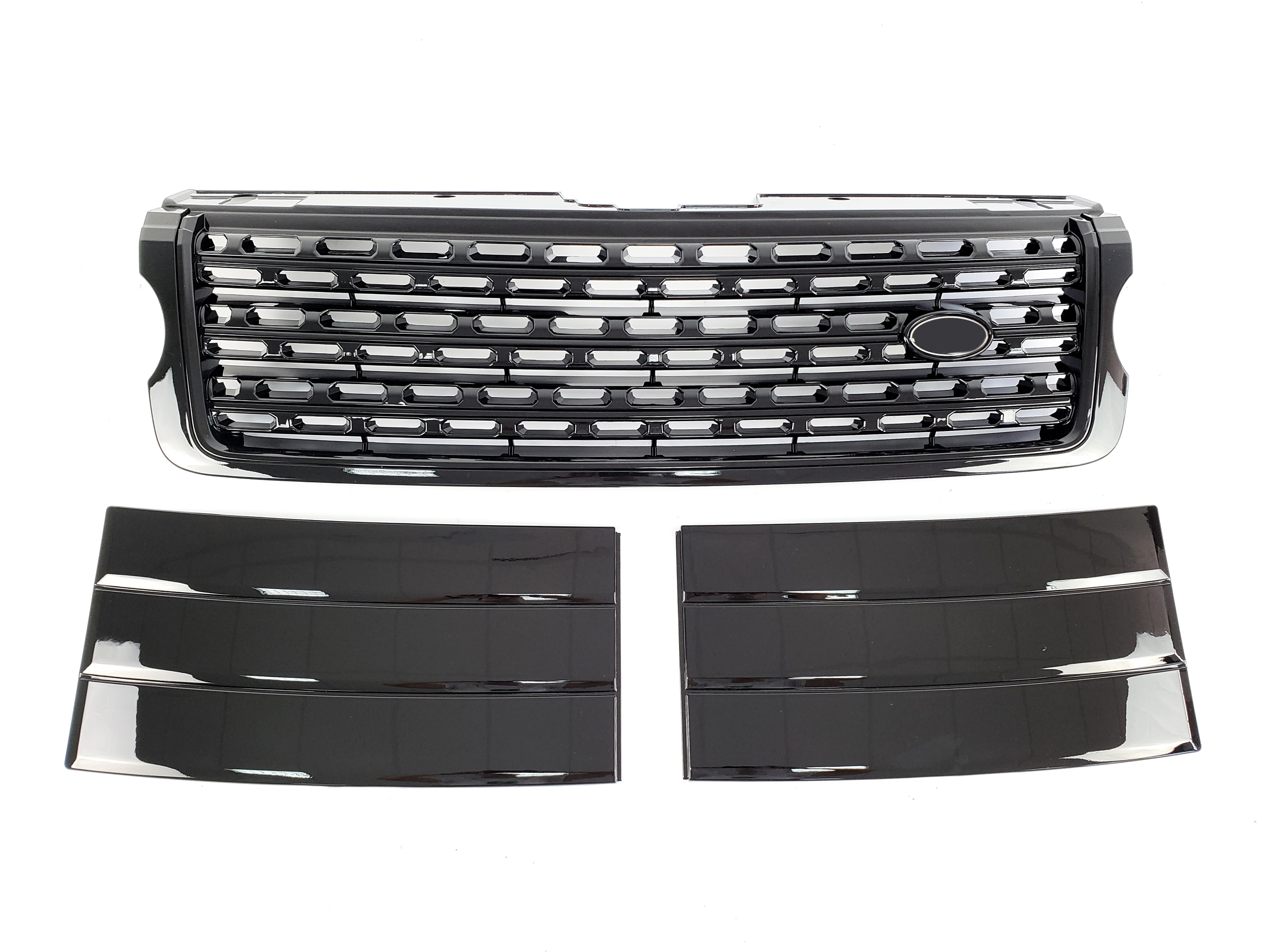 Решітка радіатора + жабра на Land Rover Range Rover Vogue L405 2013-2017 року