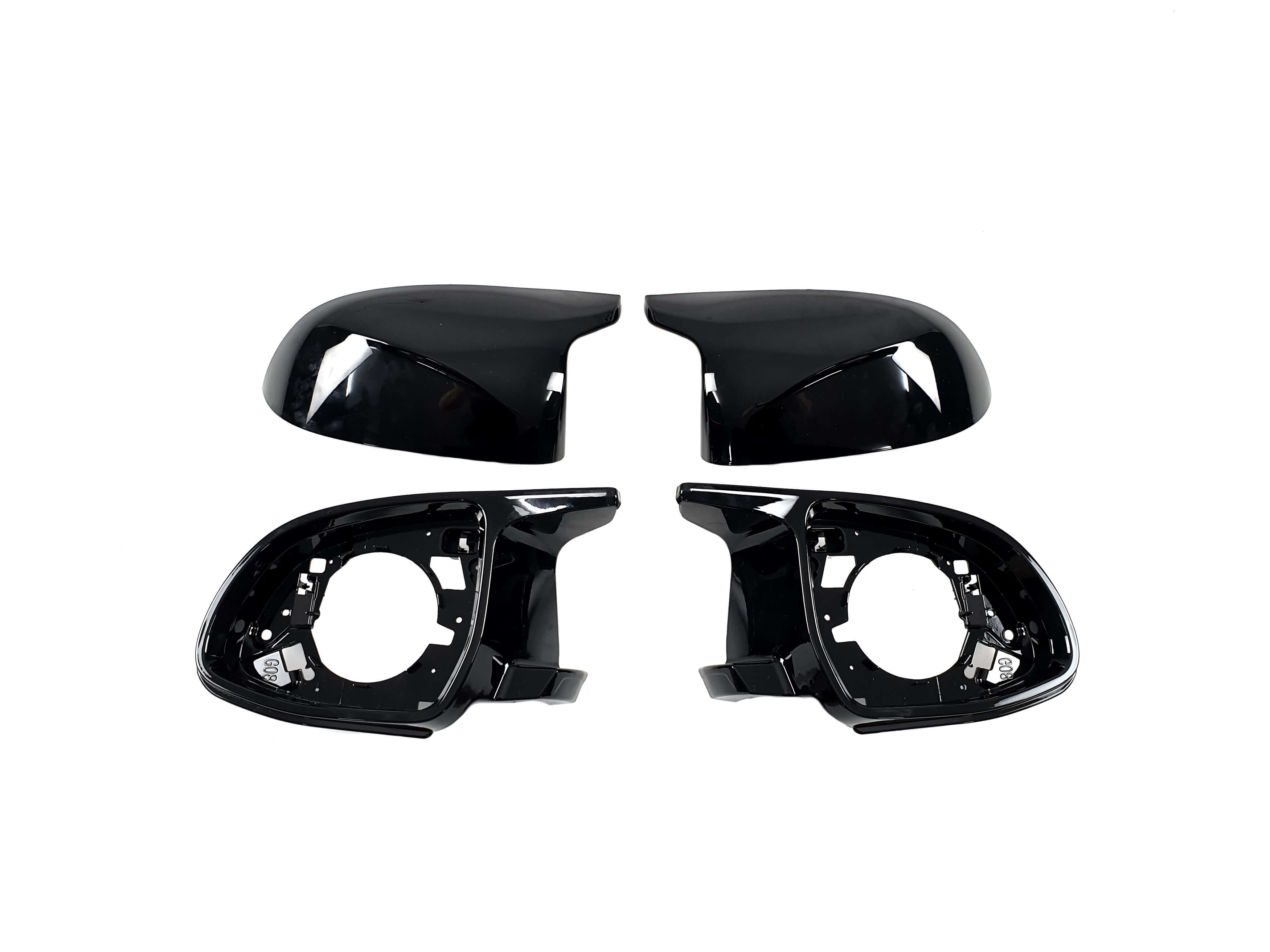 Накладки на дзеркала Чорний глянець (M - Look) + корпуси на BMW X5 G05 2018-2022 року