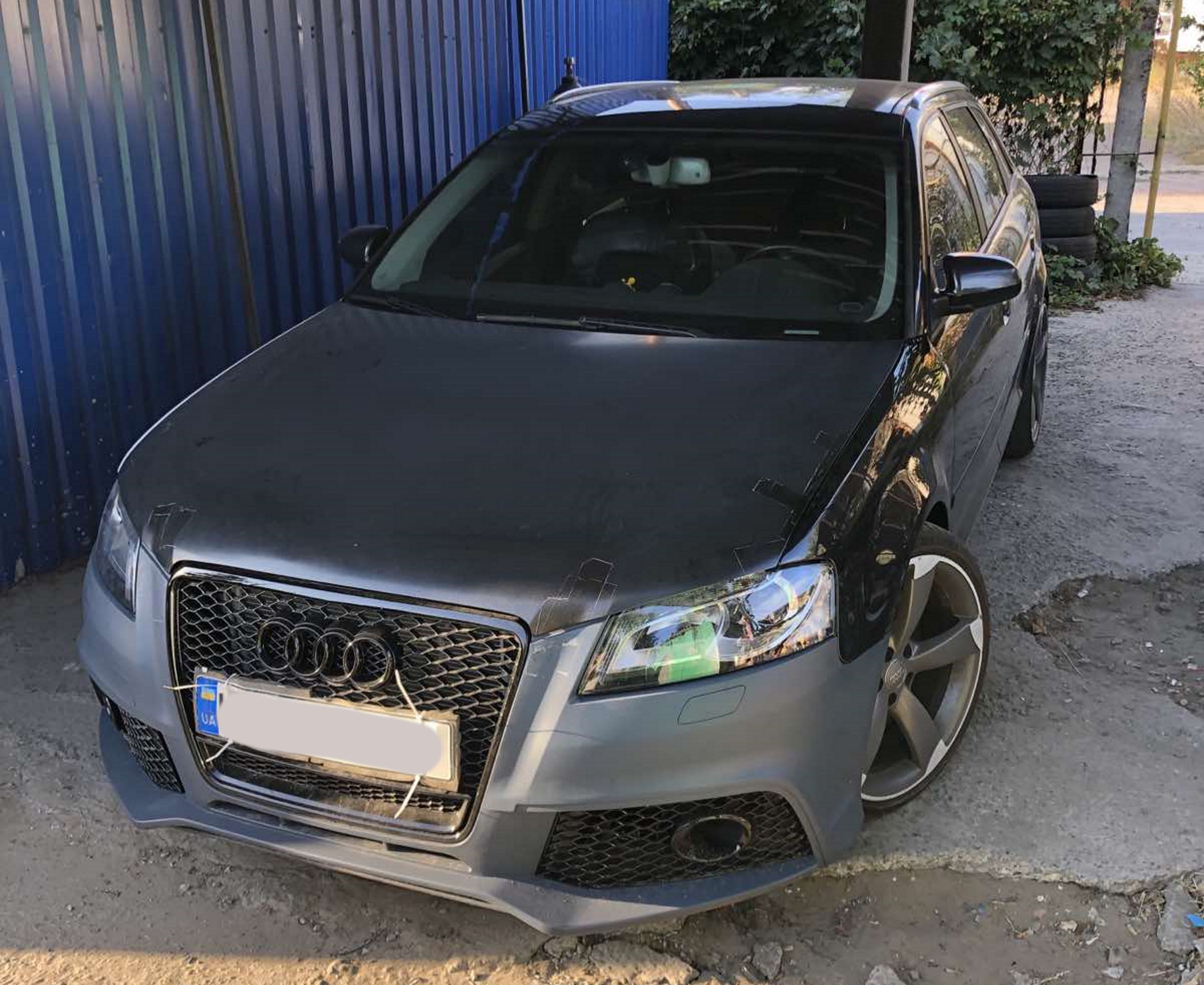 Передній бампер (в стилі RS3) на Audi A3 8P 2008-2012 року 5