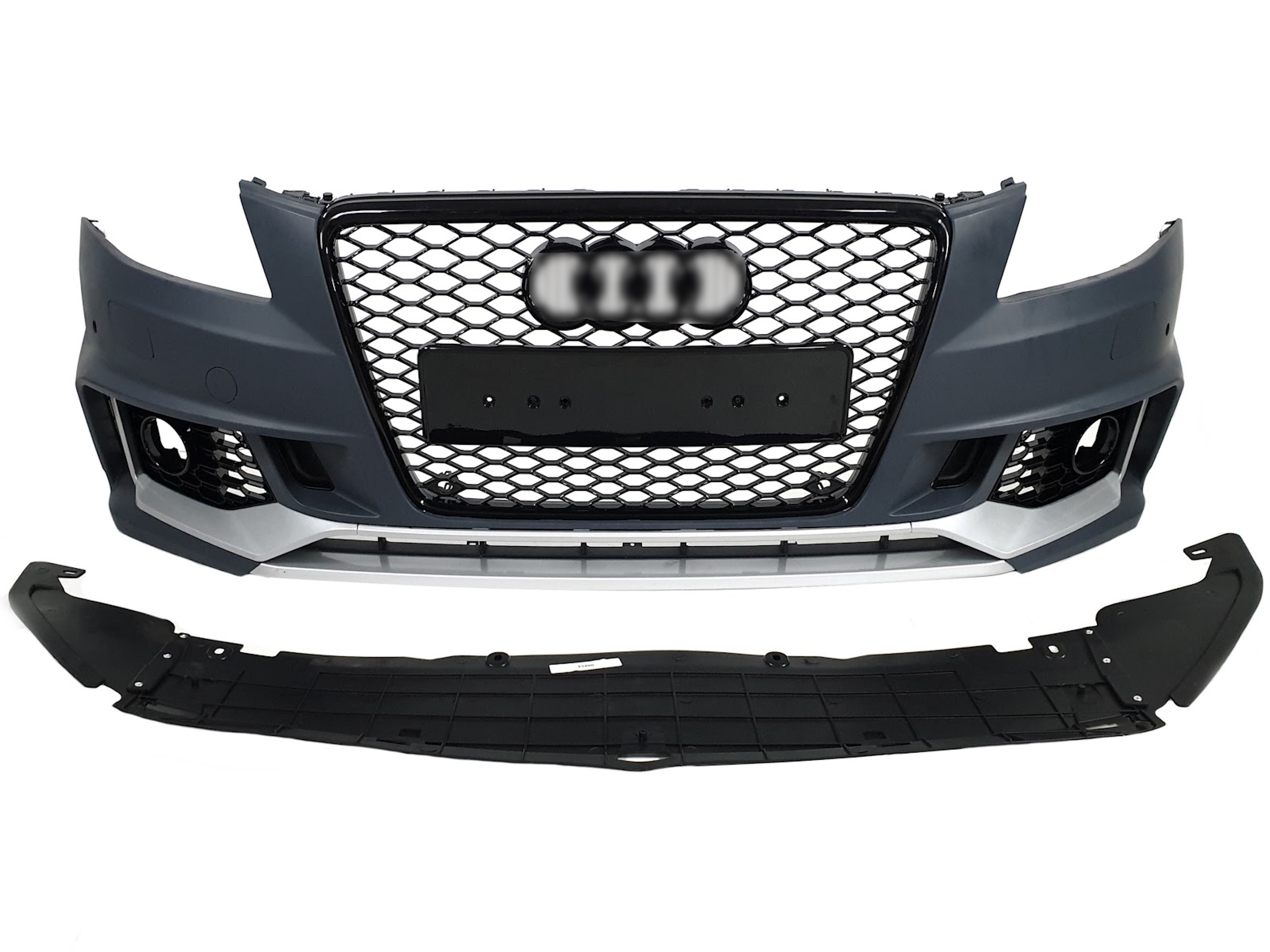 Передній бампер (стиль RS4 B9) V1 на Audi A4 B8 2007-2011 року