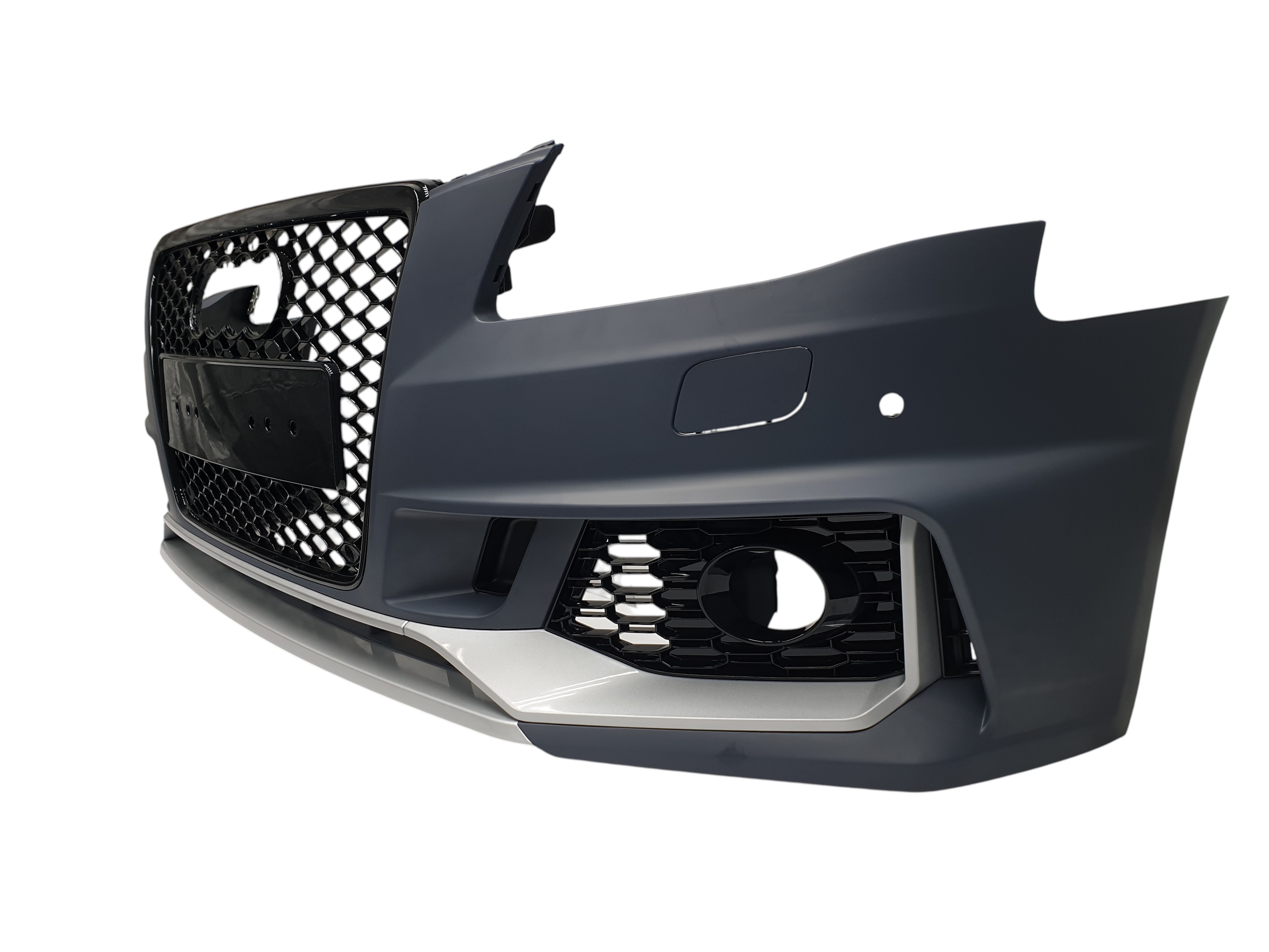 Передній бампер (стиль RS4 B9) V1 на Audi A4 B8 2007-2011 року 3