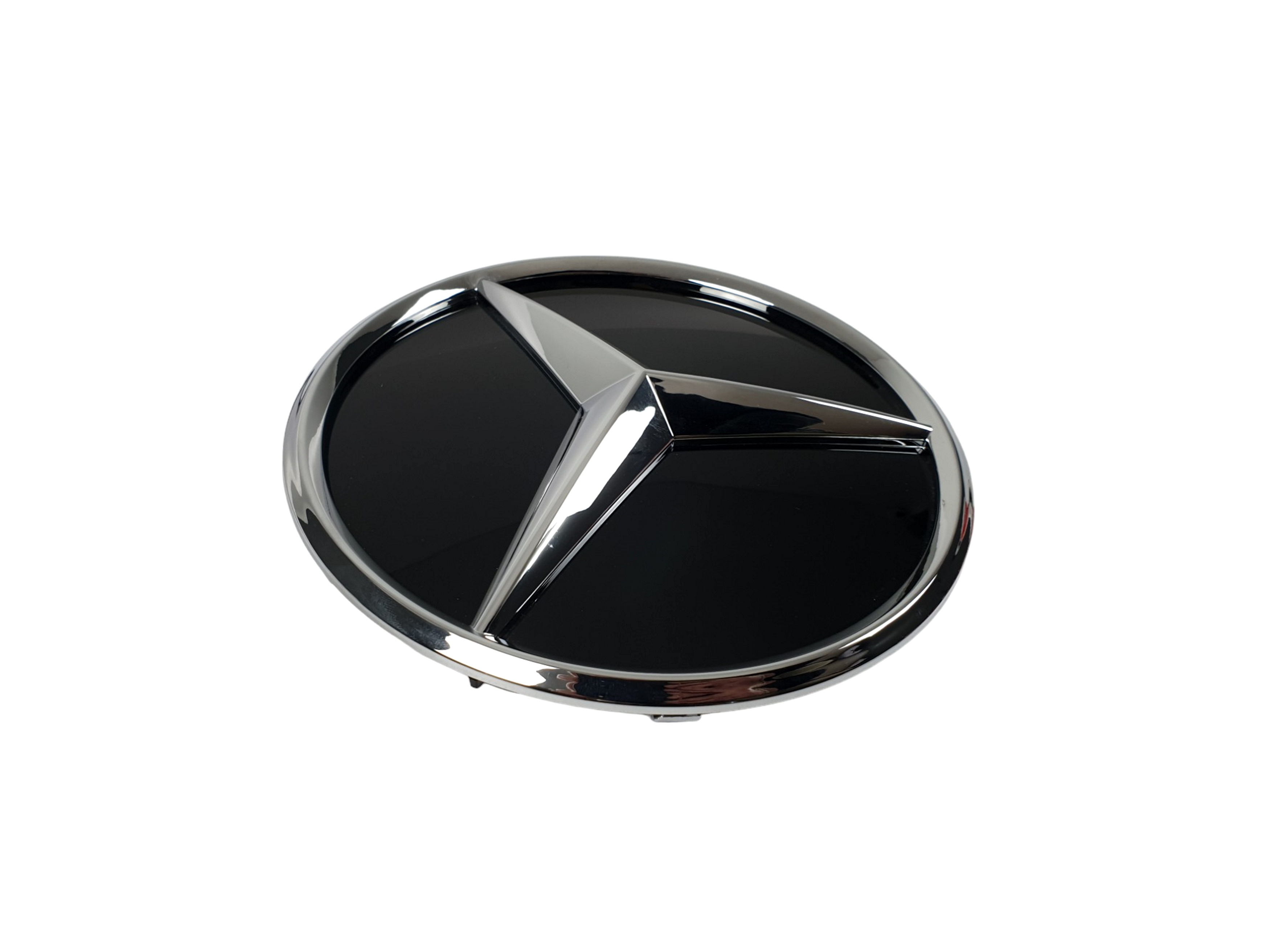 Логотипи Chrome скляний (муляж дистроніка) 3D на Mercedes-Benz GLS-Class X167 2019-2023 року 2