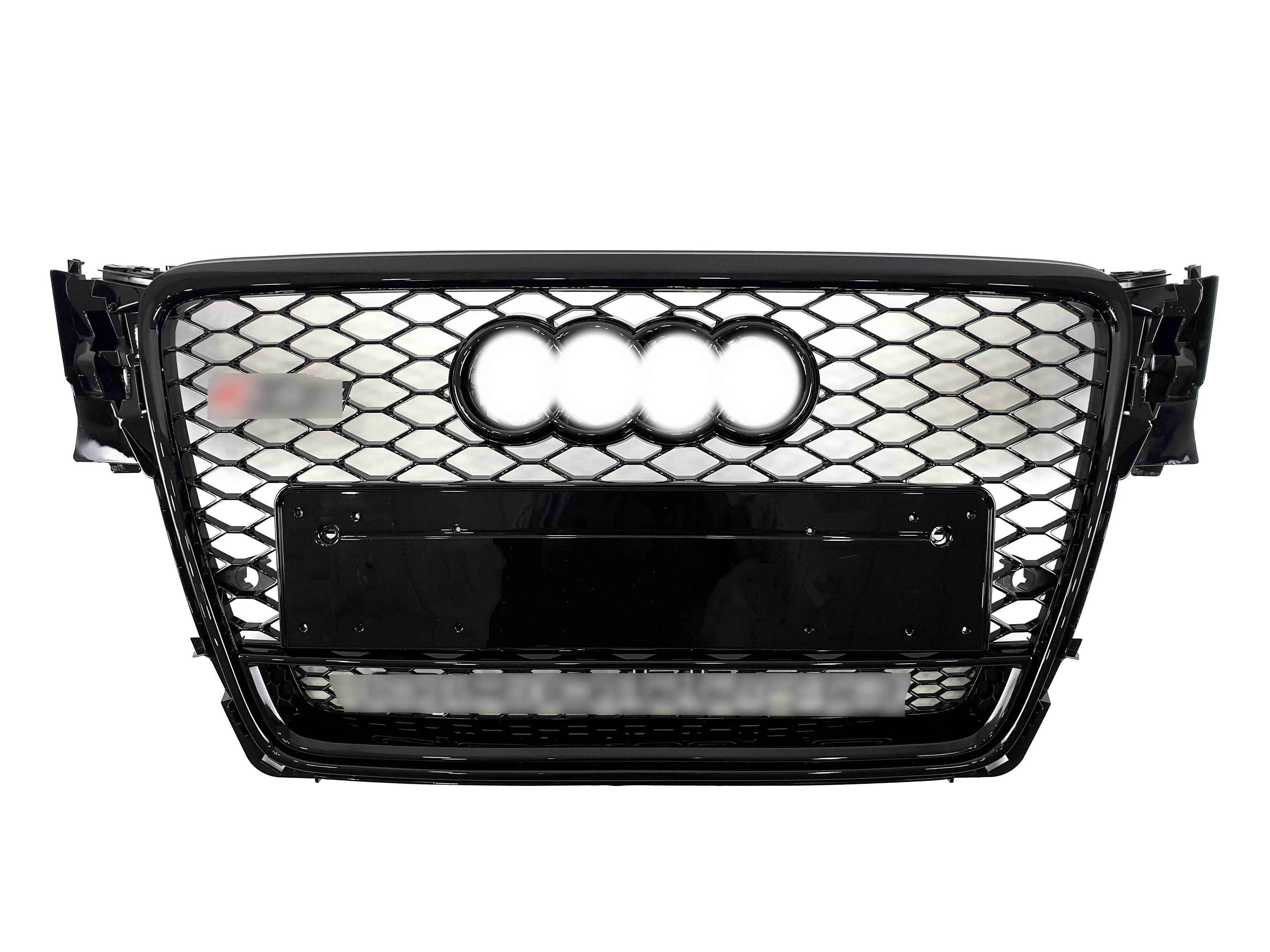 Решітка радіатора Full Black (в стилі RS4 quattro) на Audi A4 B8 2007-2011 року