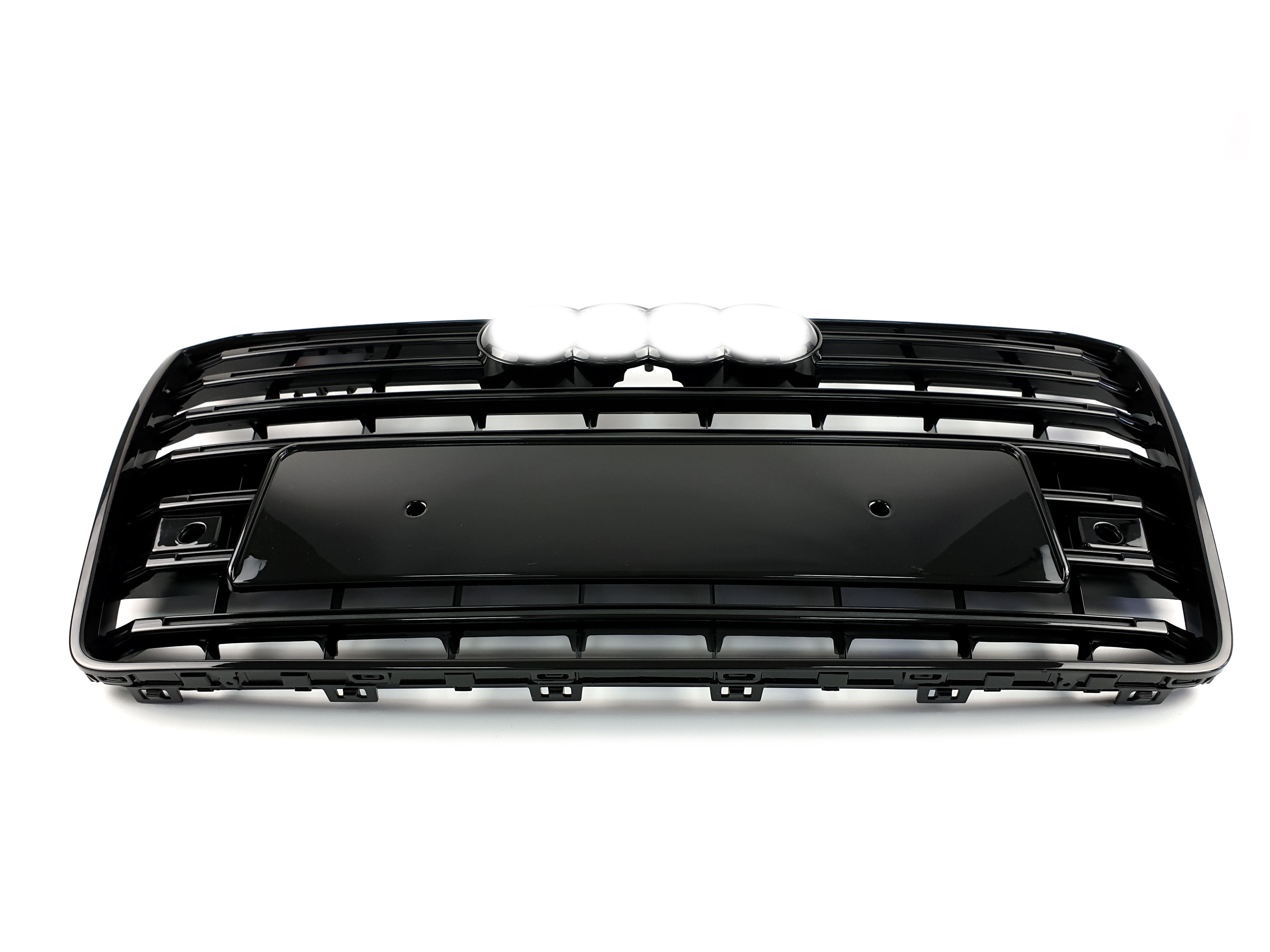 Решітка радіатора Full Black (в стилі S8) на Audi A8 D4 2014-2017 року 2