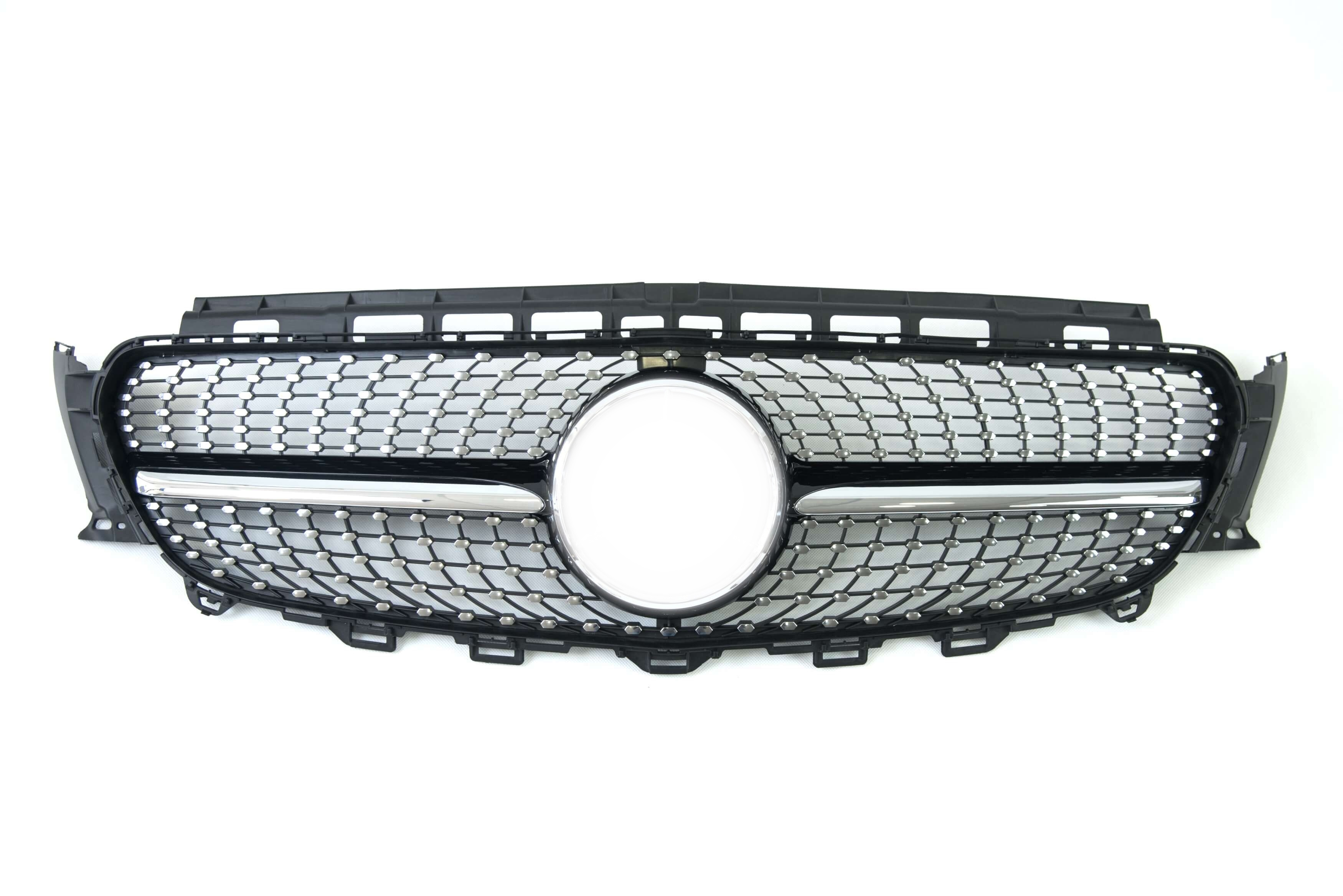 Решітка радіатора Black (без місця під камеру) Diamond на Mercedes-Benz E-Class W213 2016-2020 року
