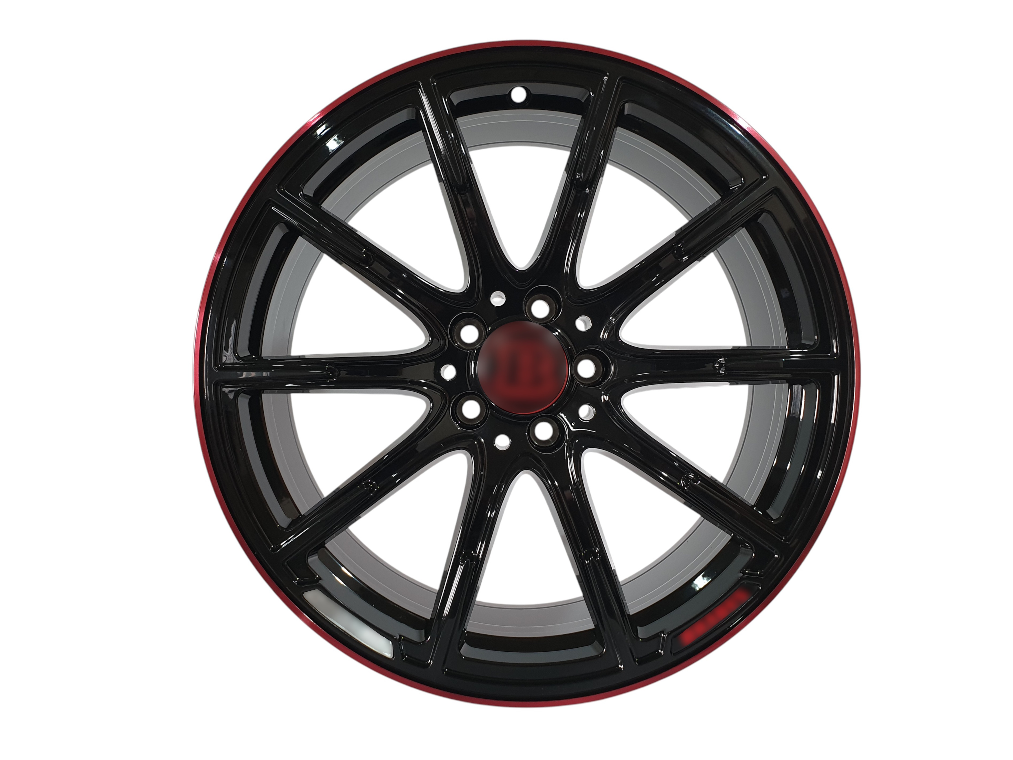 R22 Black Red Lips (одноширокі 10J ET30) на Mercedes-Benz G-Class W463 1990-2018 року