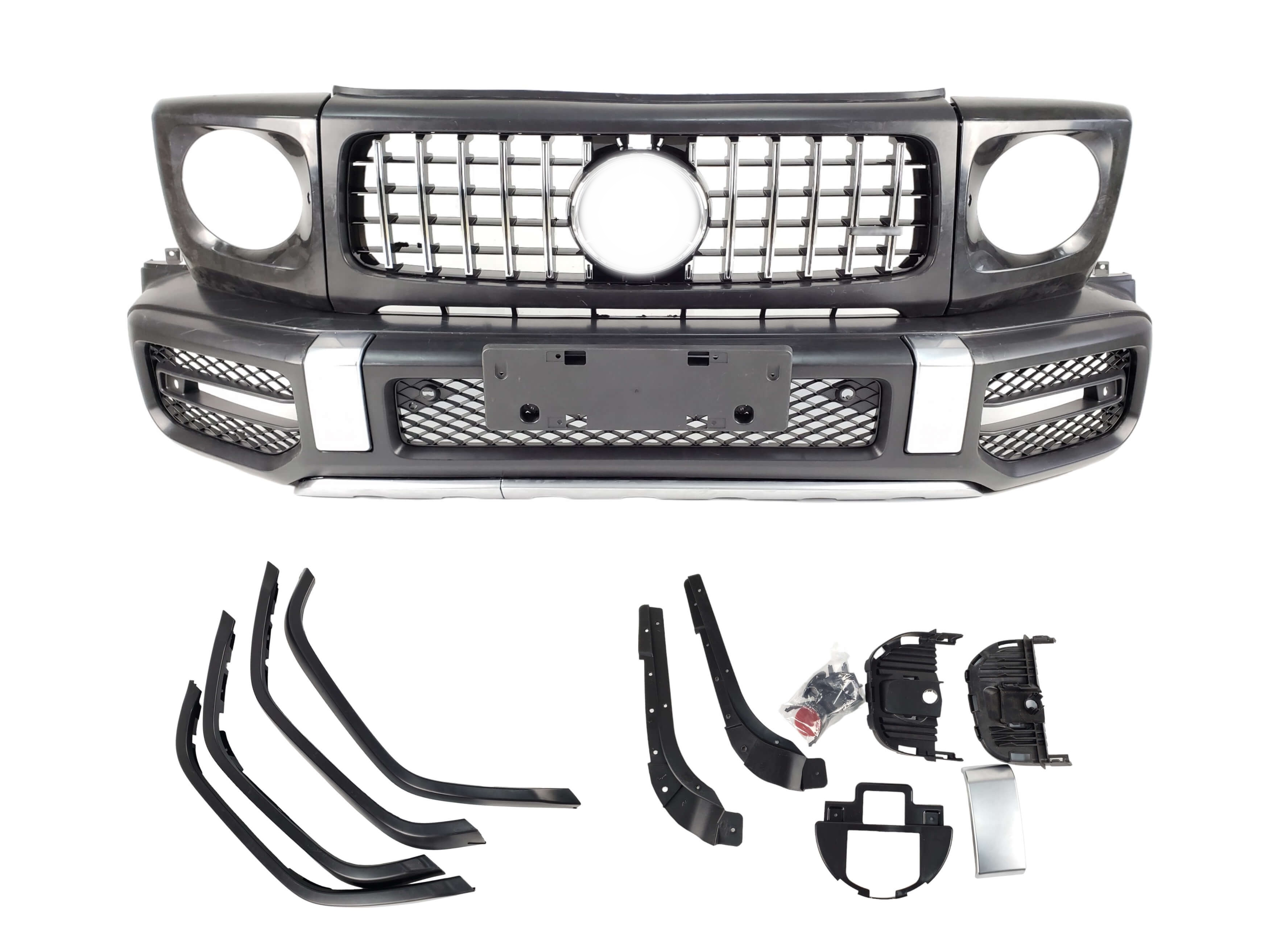 Передній бампер (стиль G63 AMG 2018+) на Mercedes-Benz G-Class W463 1990-2018 року