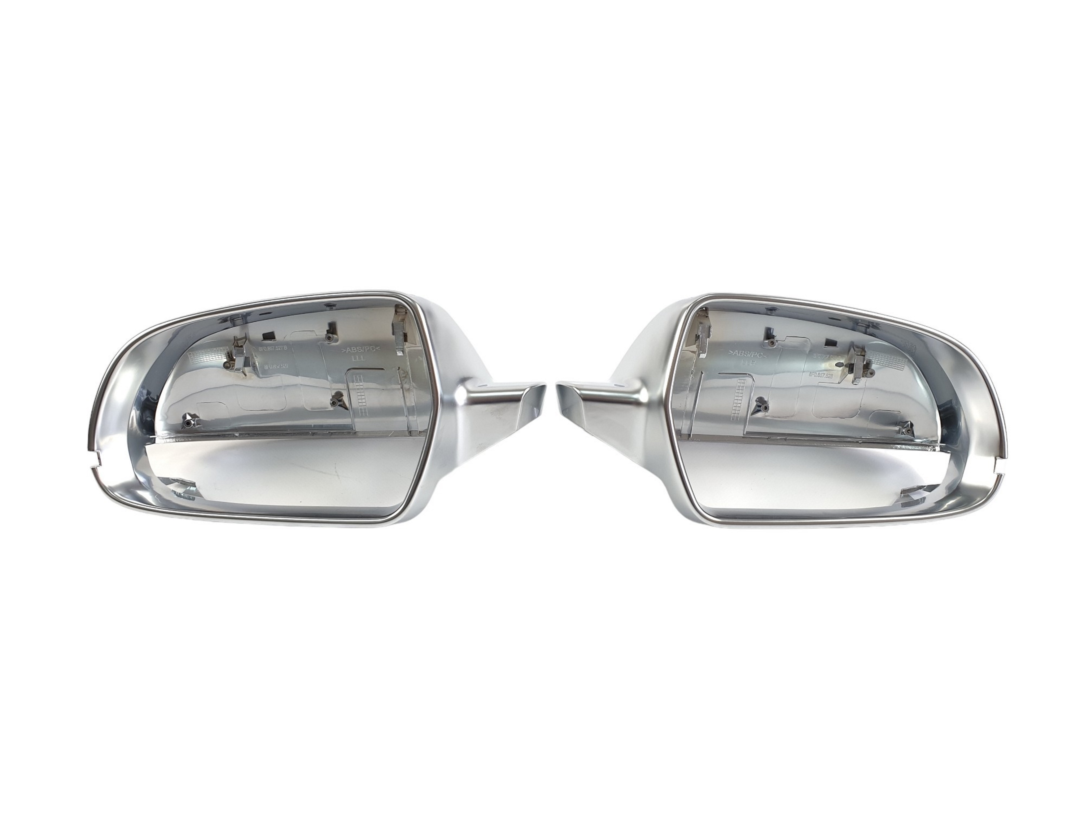 Накладки на дзеркала Silver Matte (стиль S-Line) на Audi A4 B8 2011-2015 року 3