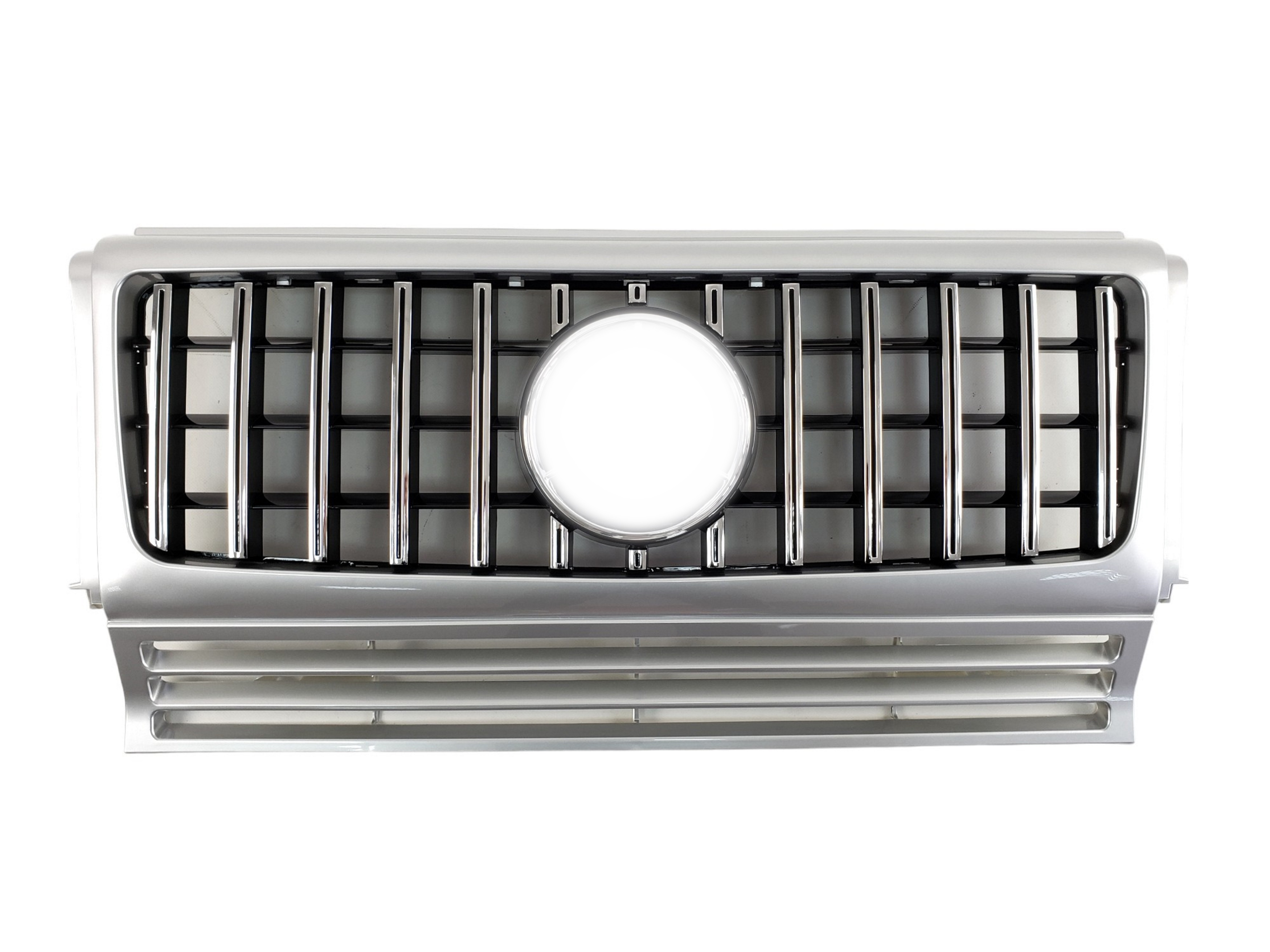 Решітка радіатора Chrome Silver GT на Mercedes-Benz G-Class W463 1990-2018 року