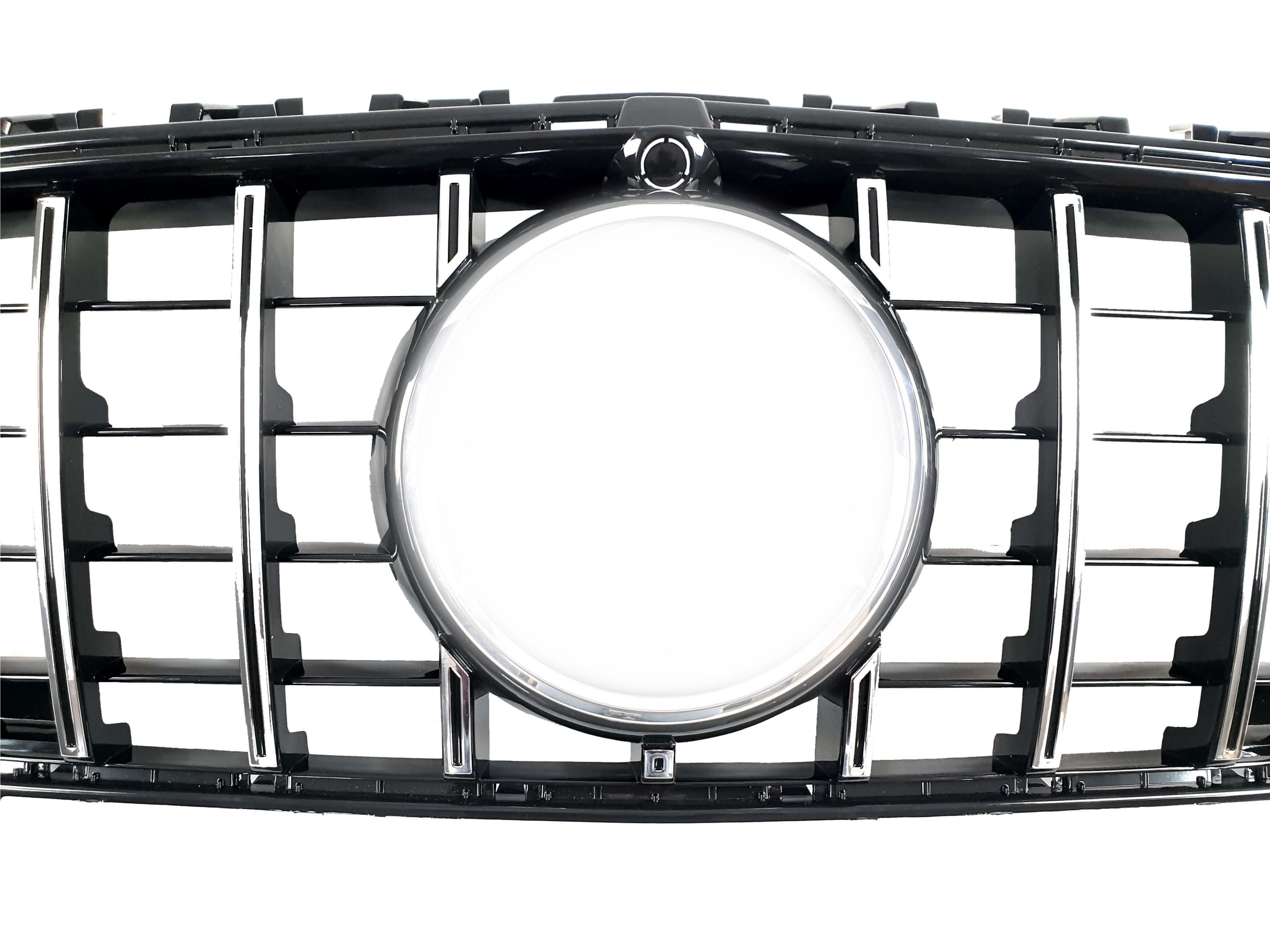Решітка радіатора Chrome Black (з місцем під камеру) GT на Mercedes-Benz CLA-Class C118 2019-2023 року 2