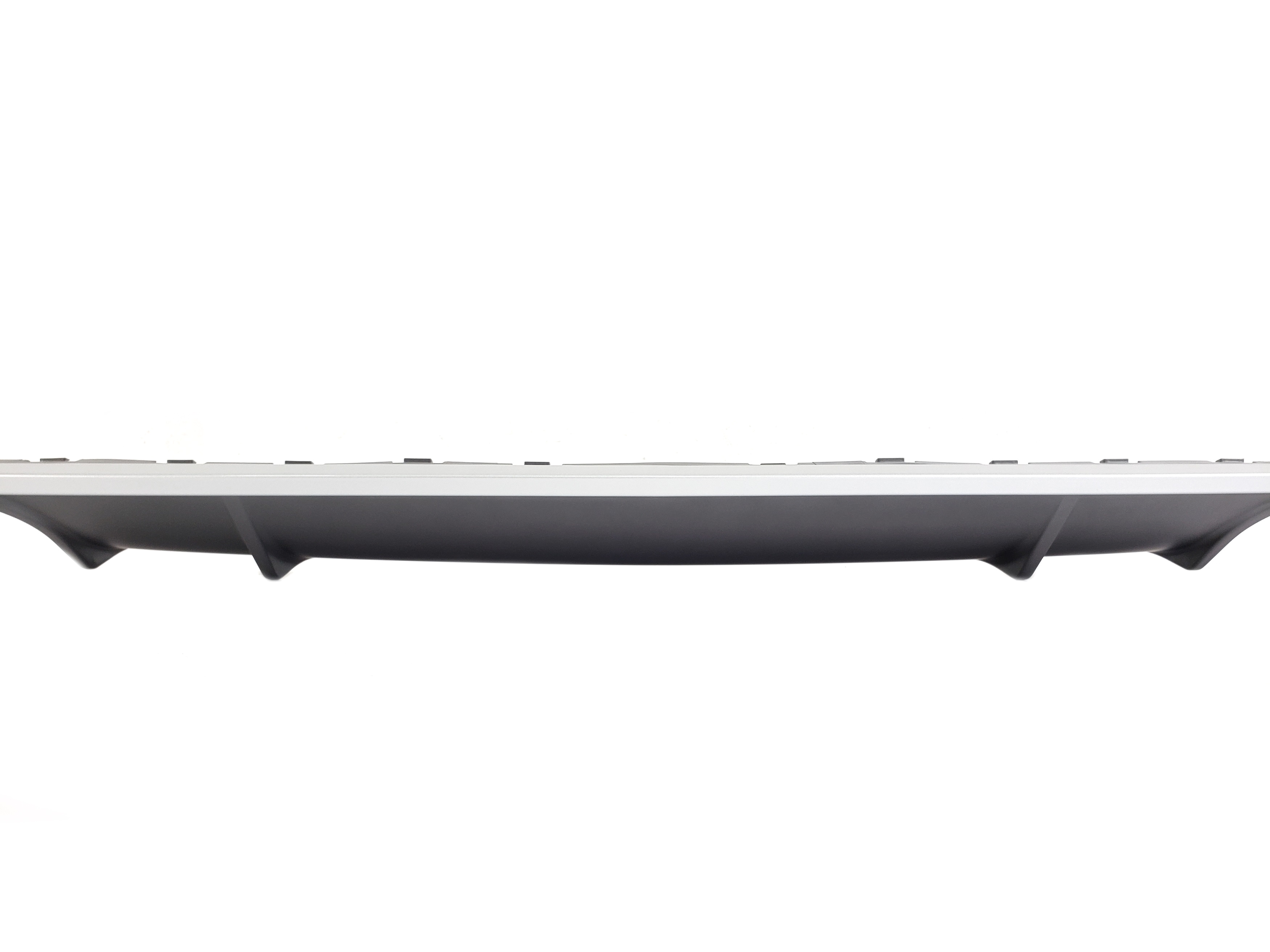 Дифузор (заднього бампера) Silver (в стилі S4 00-00) на Audi A4 B9 2015-2019 року 4