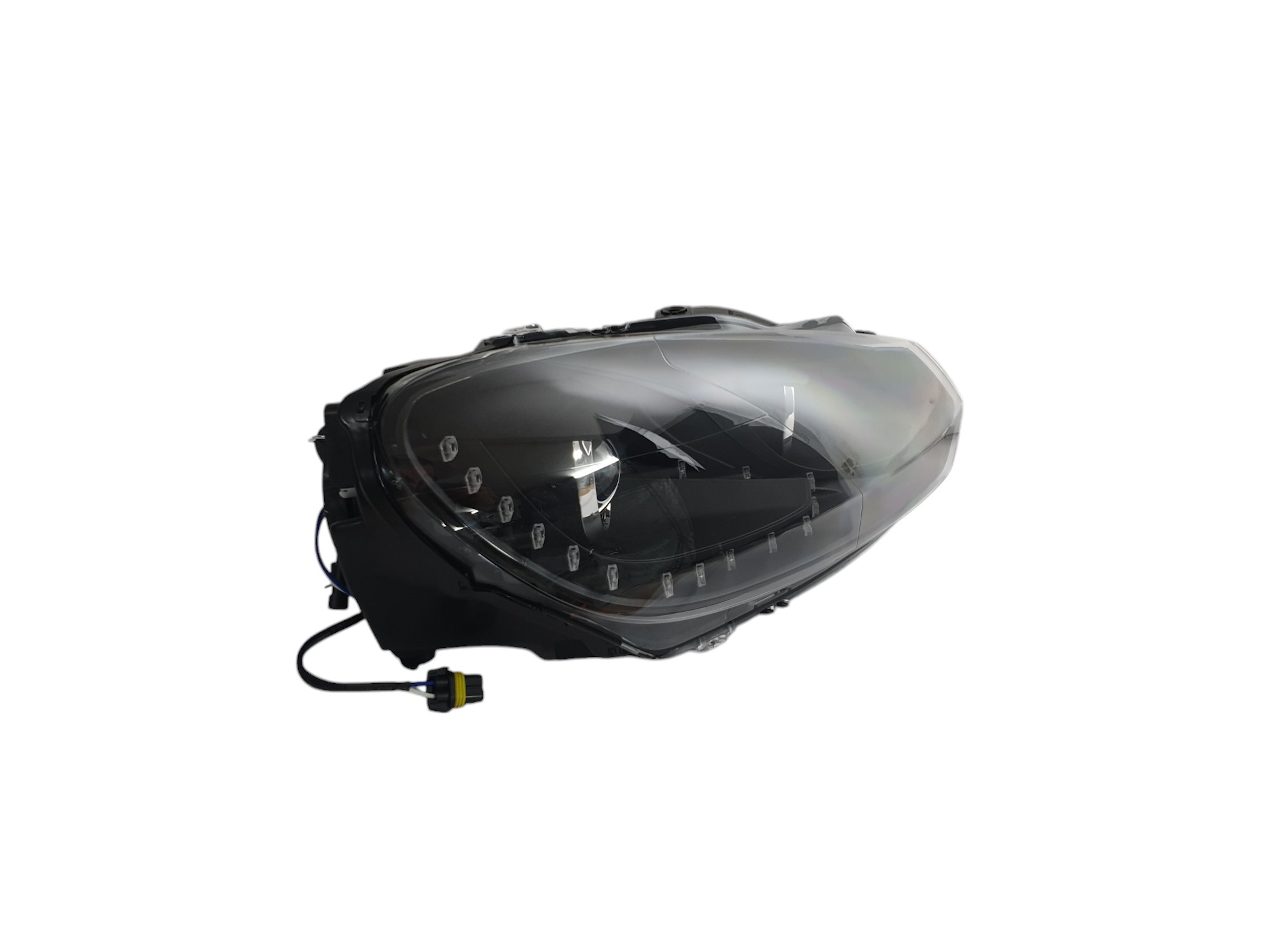 Передні фари (Xenon GTI) Black на Volkswagen Golf VI 2008-2012 року 3