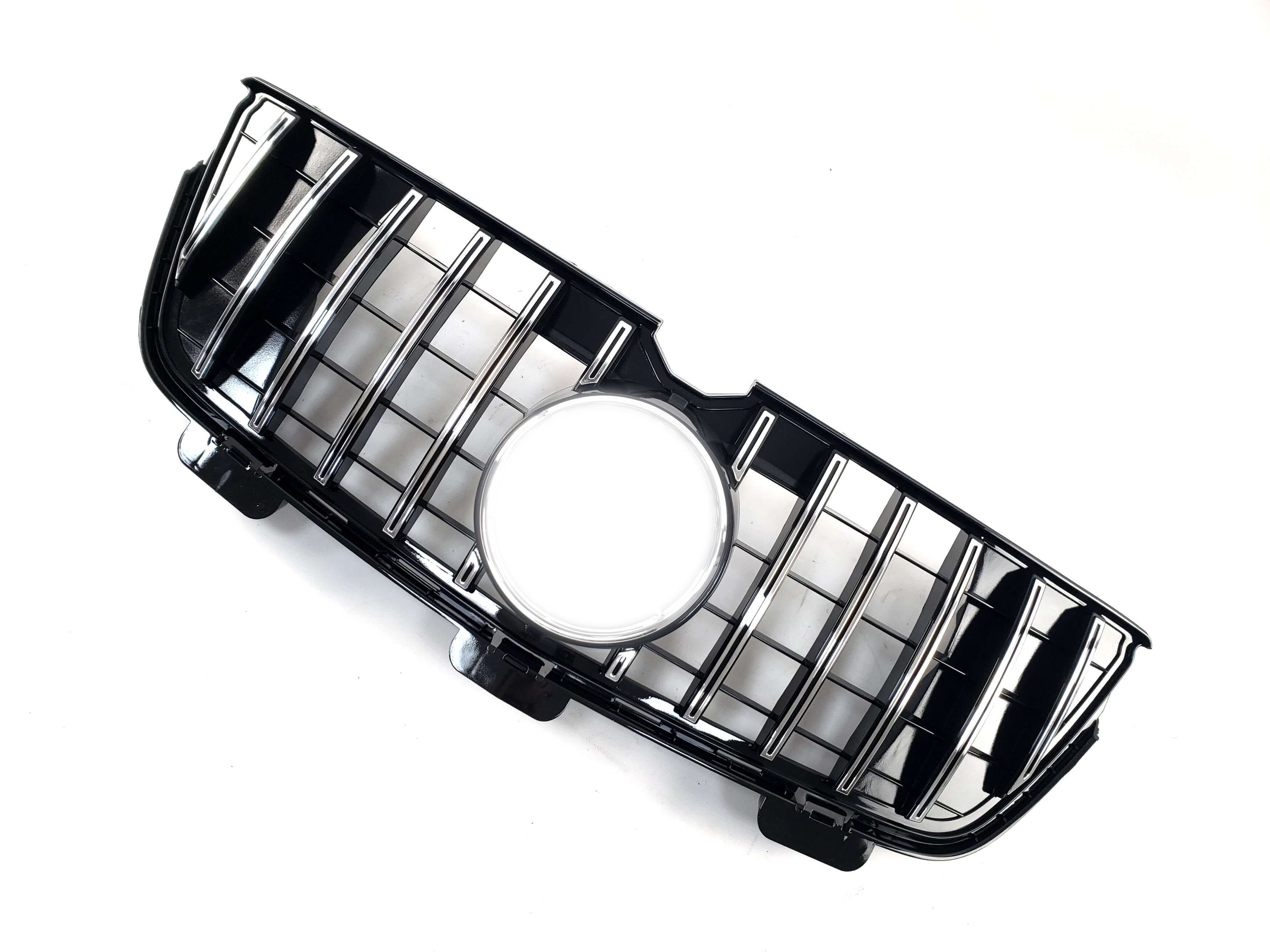 Решітка радіатора Chrome Black 2 Line GT на Mercedes-Benz GL-Class X164 2009-2012 року 3