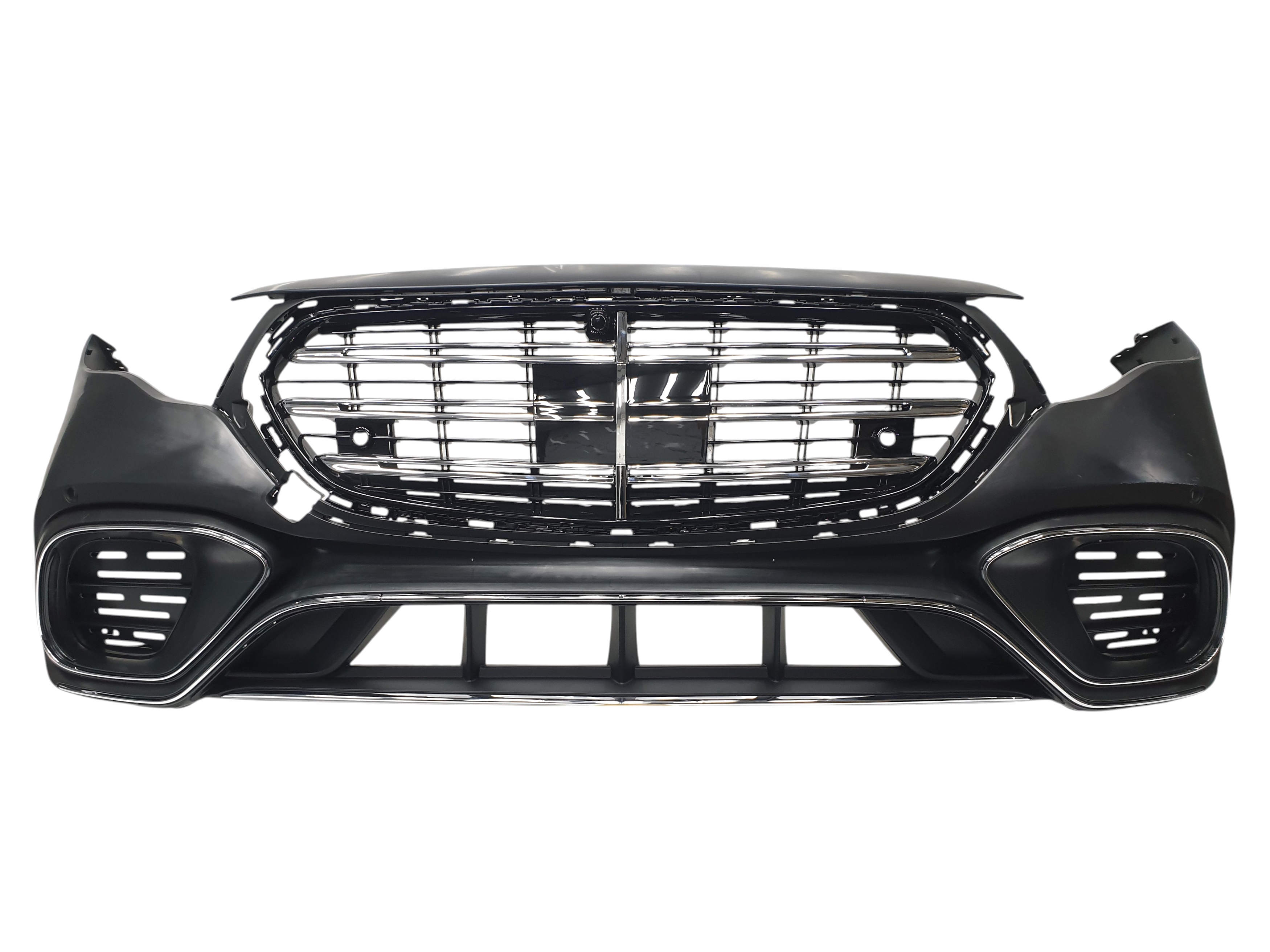 Передній бампер (стиль Mercedes W223 AMG-Line) на Mercedes-Benz E-Class W214 2023-2026 року 3