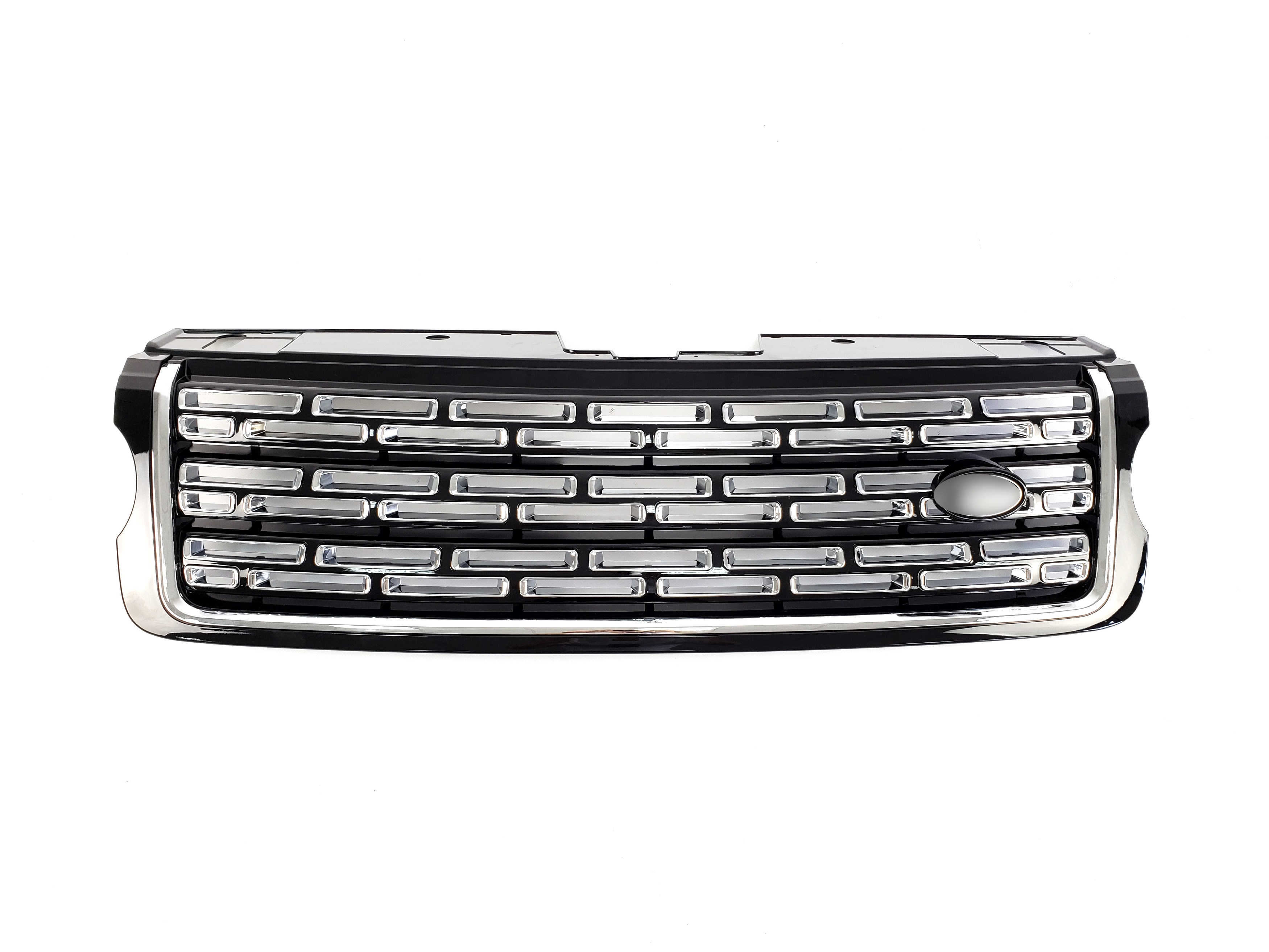 Решітка радіатора + жабра + решітки в бампер на Land Rover Range Rover Vogue L405 2013-2017 року 2