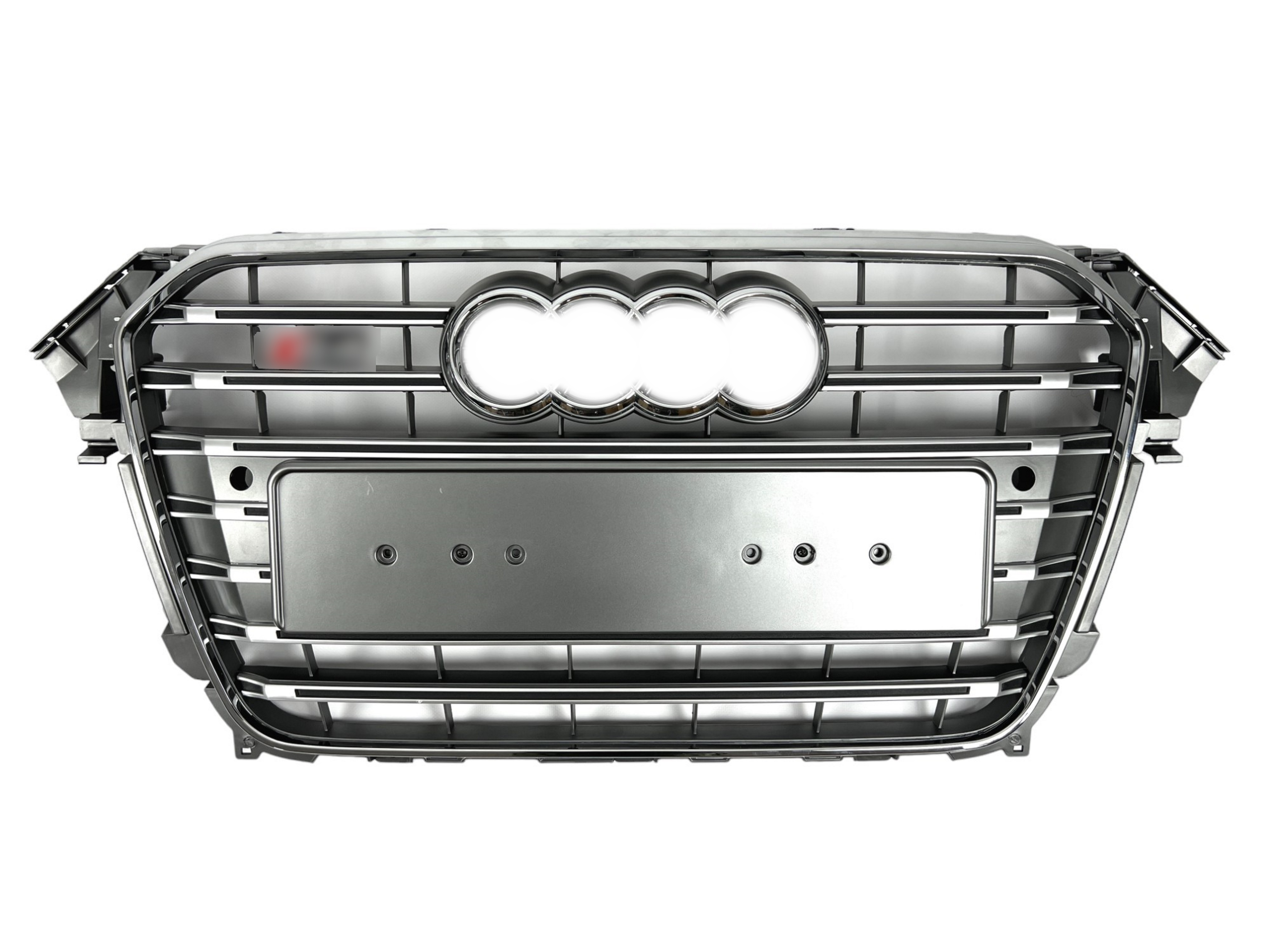 Решітка радіатора Silver Chrome (в стилі S4) на Audi A4 B8 2011-2015 року