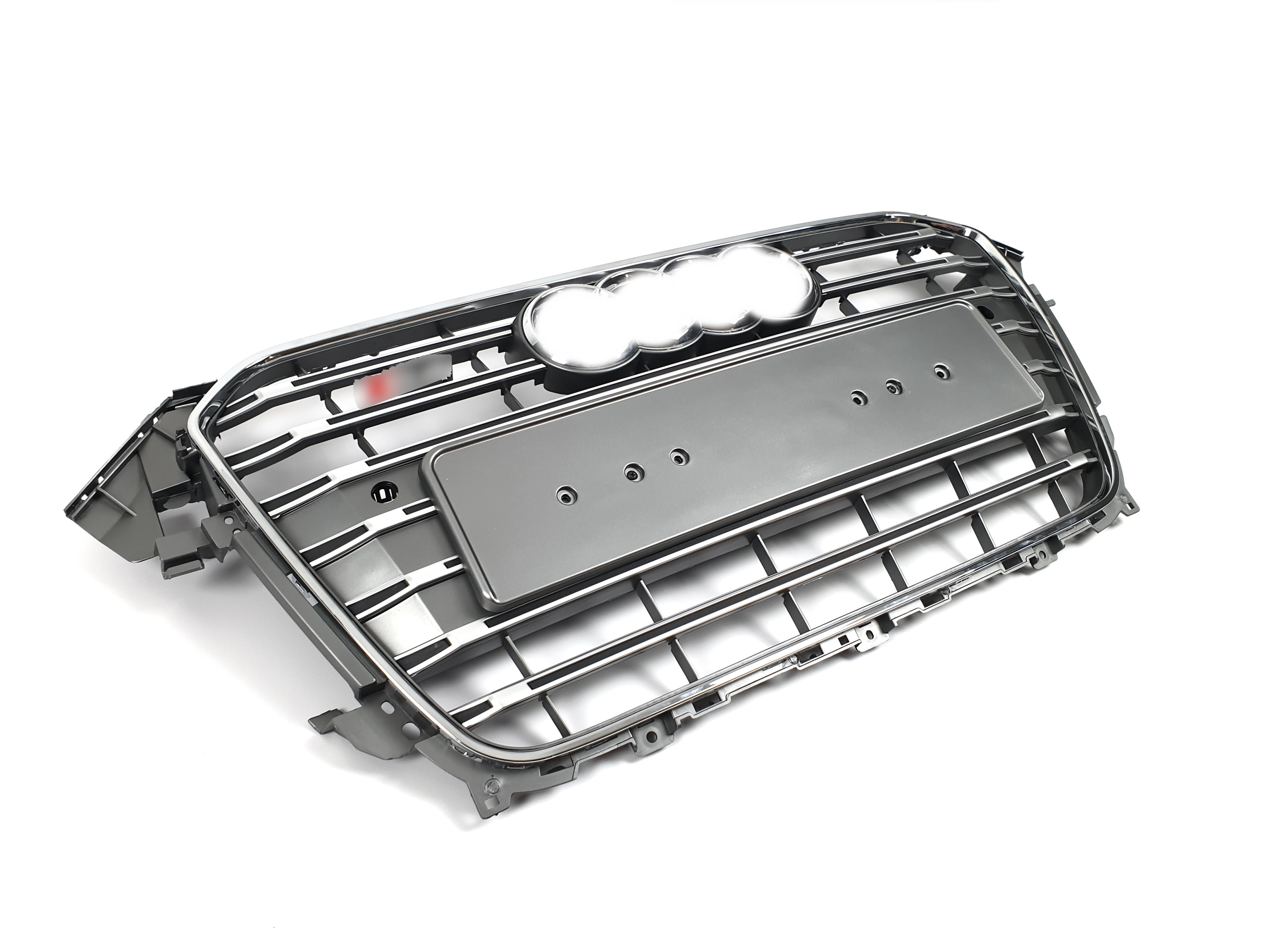 Решітка радіатора Silver Chrome (в стилі S4) на Audi A4 B8 2011-2015 року 2