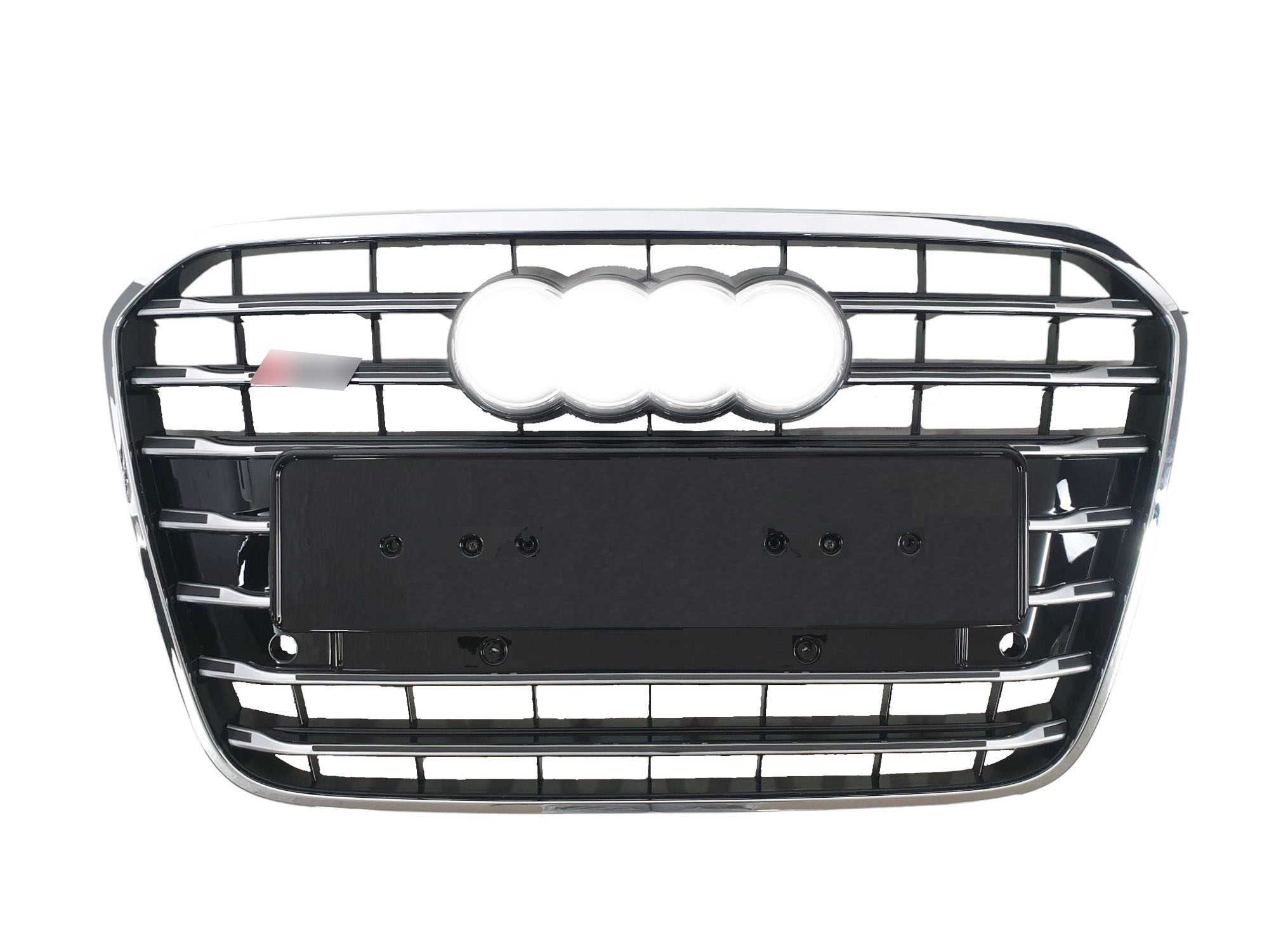Решітка радіатора Chrome Black (в стилі S6) на Audi A6 C7 2011-2014 року