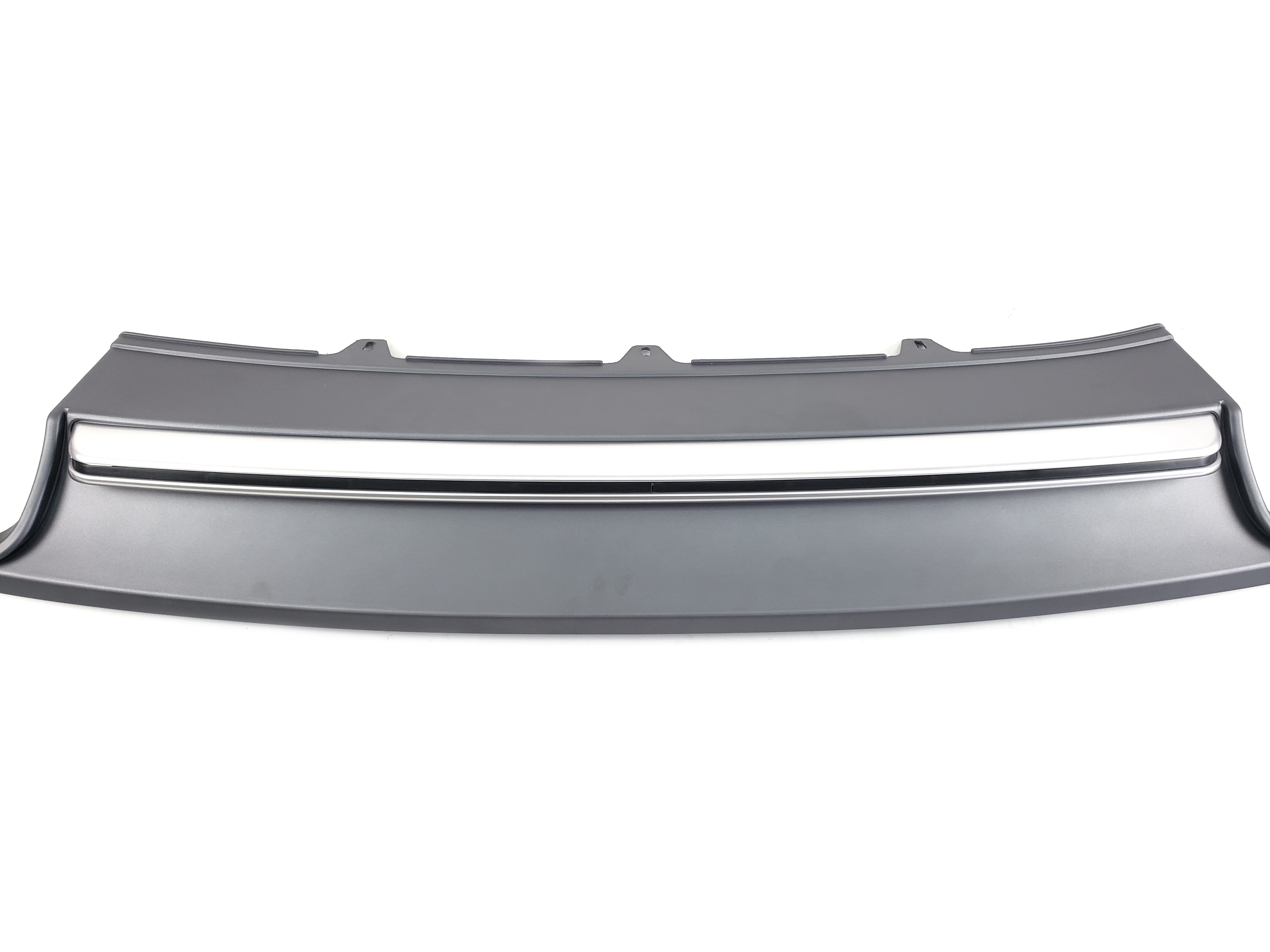Дифузор (заднього бампера) Silver (в стилі S4 00-00) на Audi A4 B8 2011-2015 року 4