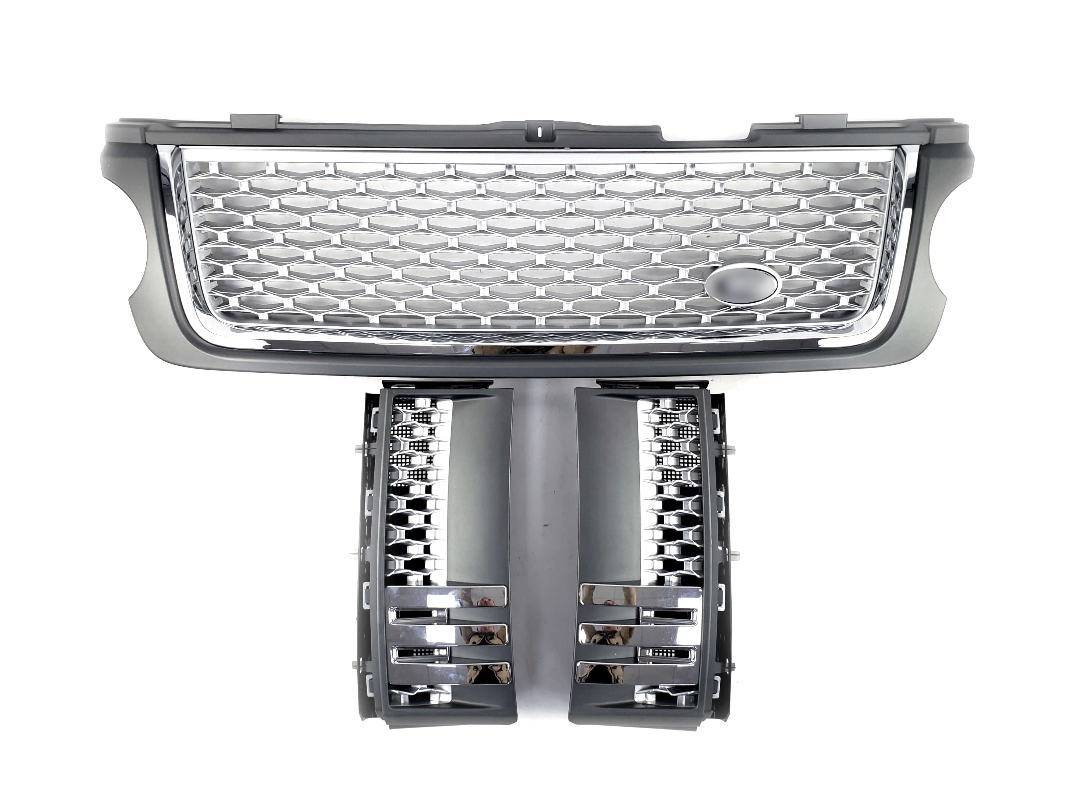 Решітка радіатора + жабра на Land Rover Range Rover Vogue L322 2010-2013 року