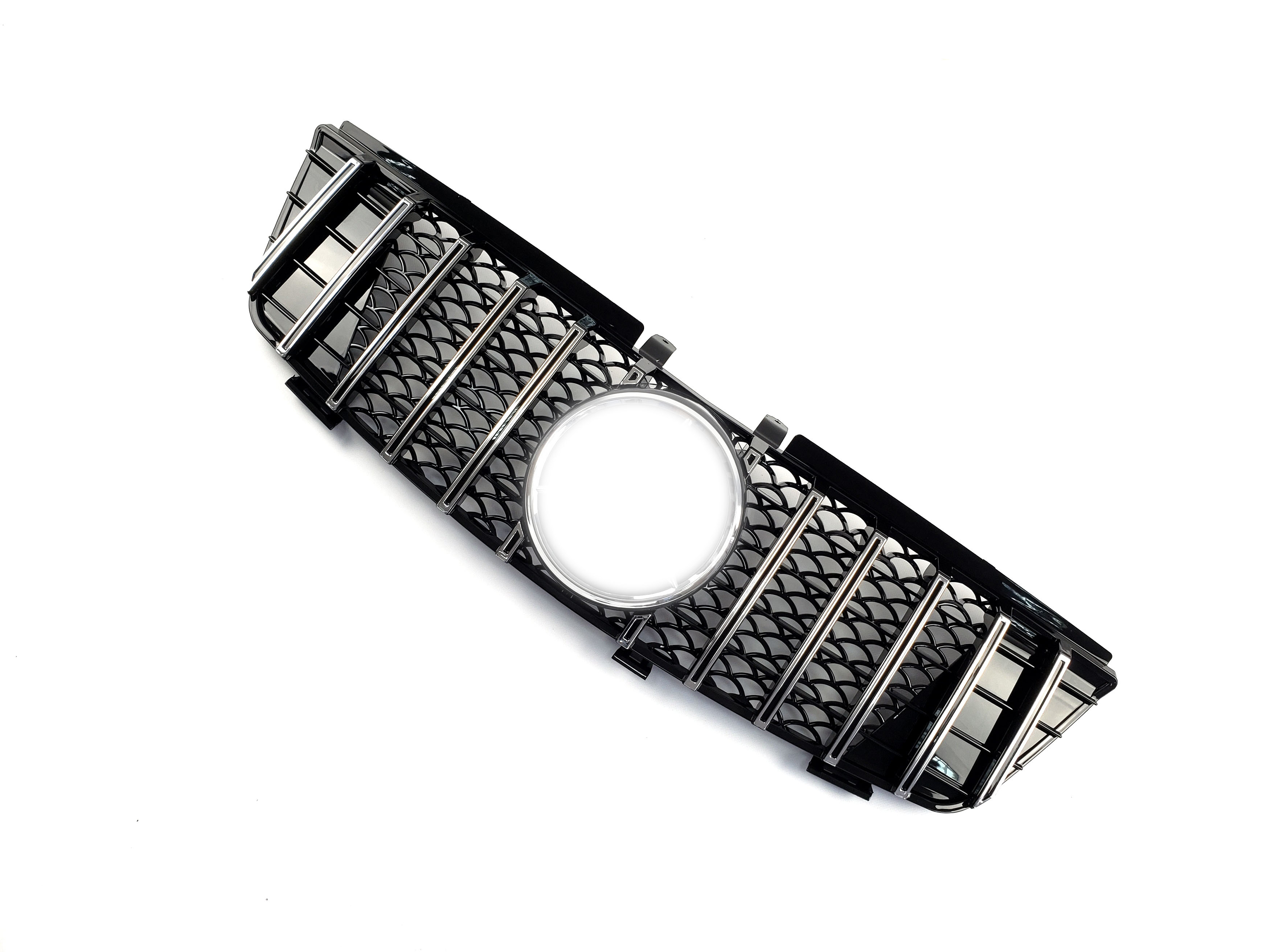 Решітка радіатора Chrome Black GT на Mercedes-Benz ML-Class W164 2005-2008 року 3