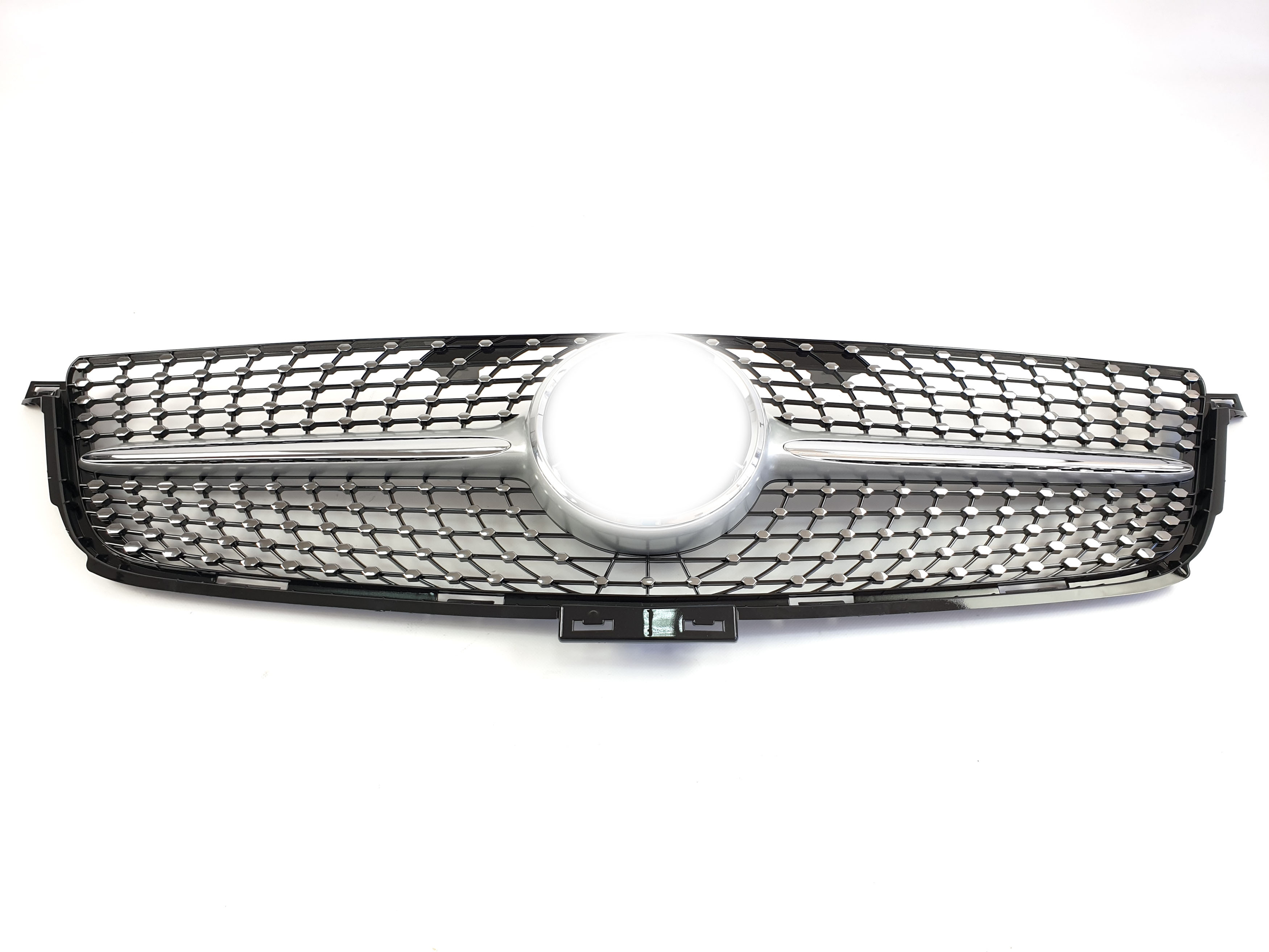 Решітка радіатора Silver Diamond на Mercedes-Benz ML-Class W166 2011-2015 року 2