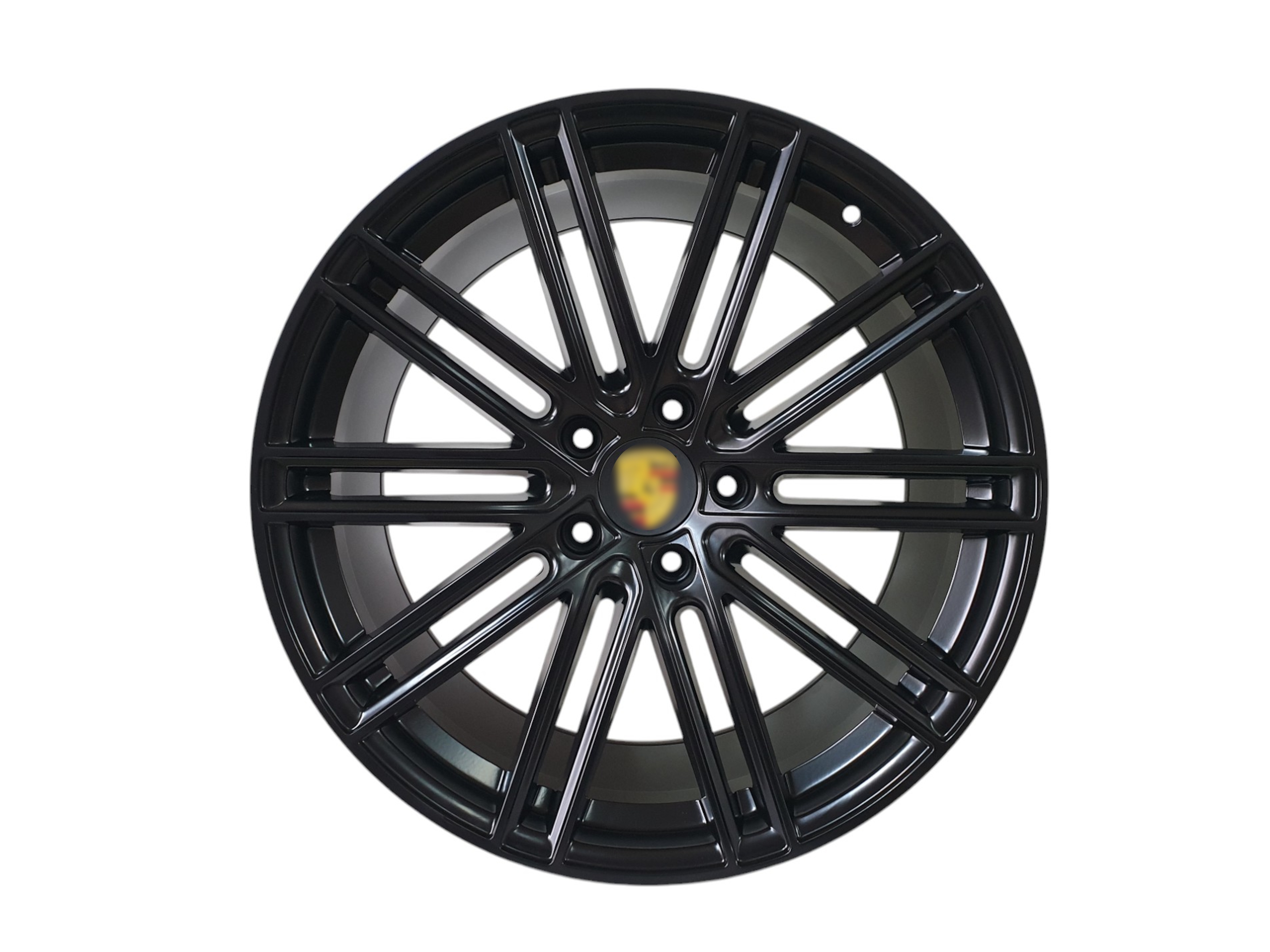 R21 Matt Black (різноширокі) Диски на Porsche Cayenne 958 2010-2014 року