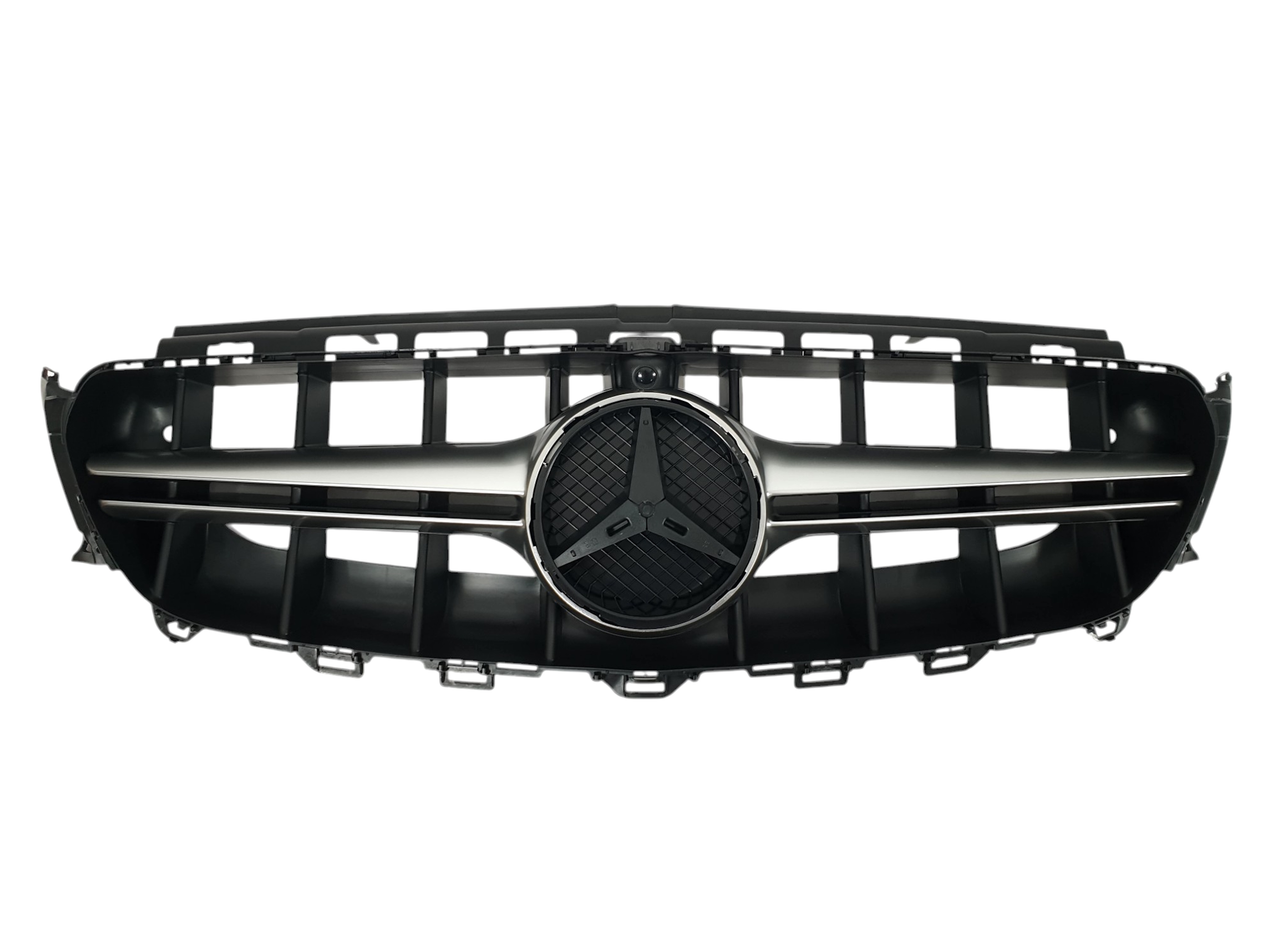 Решітка радіатора Silver Black (стиль AMG E63 S) на Mercedes-Benz E-Class W213 2016-2020 року