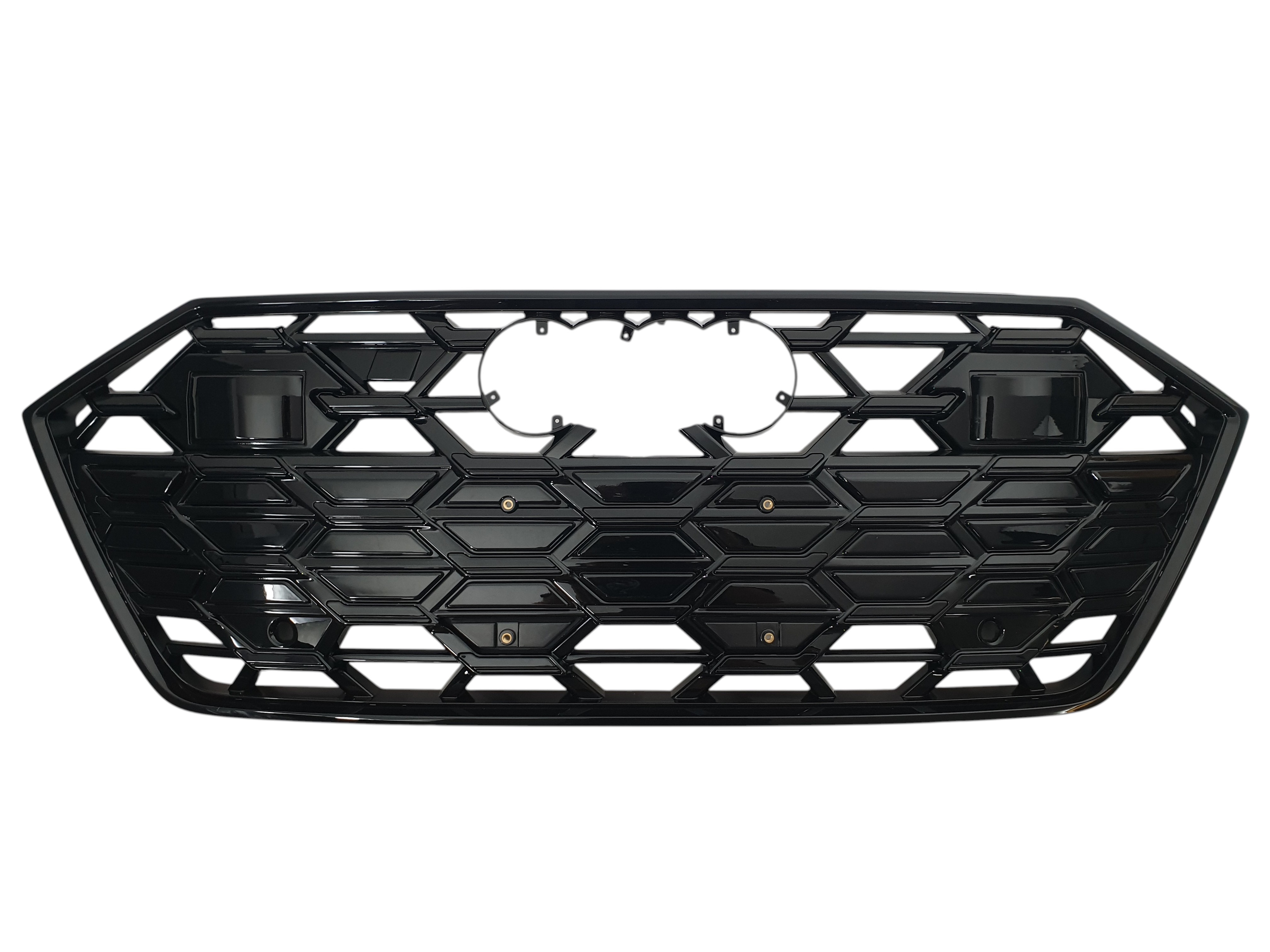 Решітка радіатора Full Black (стиль S7) під дистронік на Audi A7 4K 2023-2024 року 2
