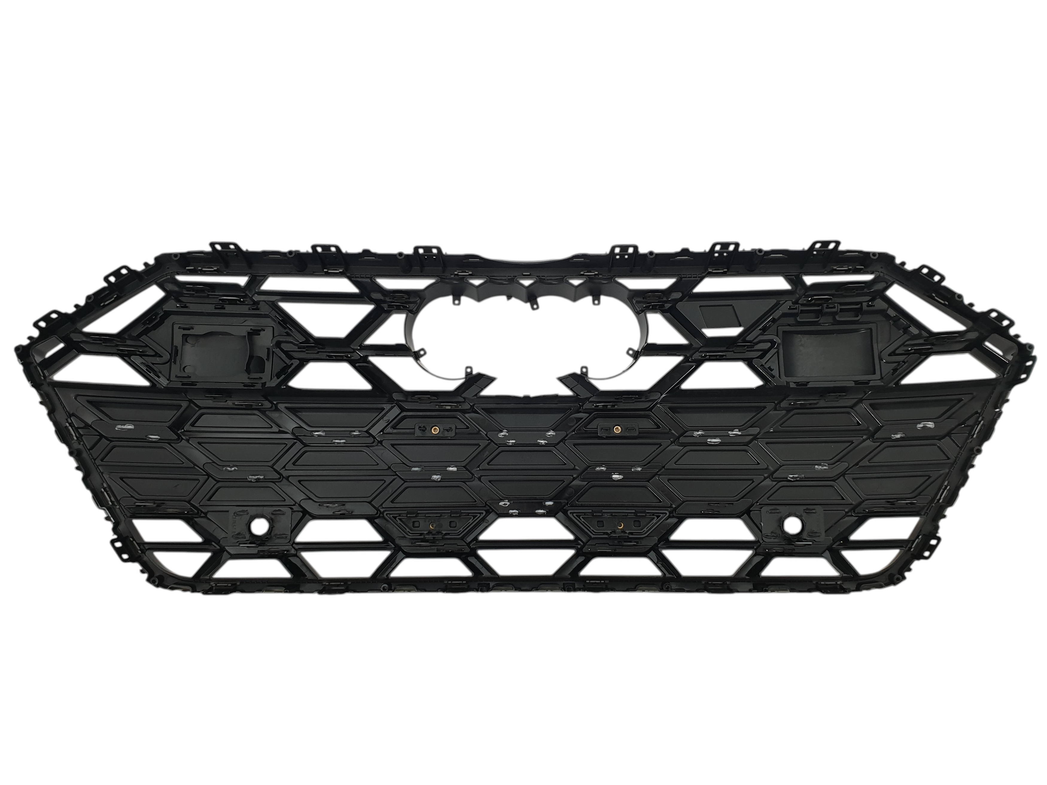 Решітка радіатора Full Black (стиль S7) під дистронік на Audi A7 4K 2023-2024 року 4