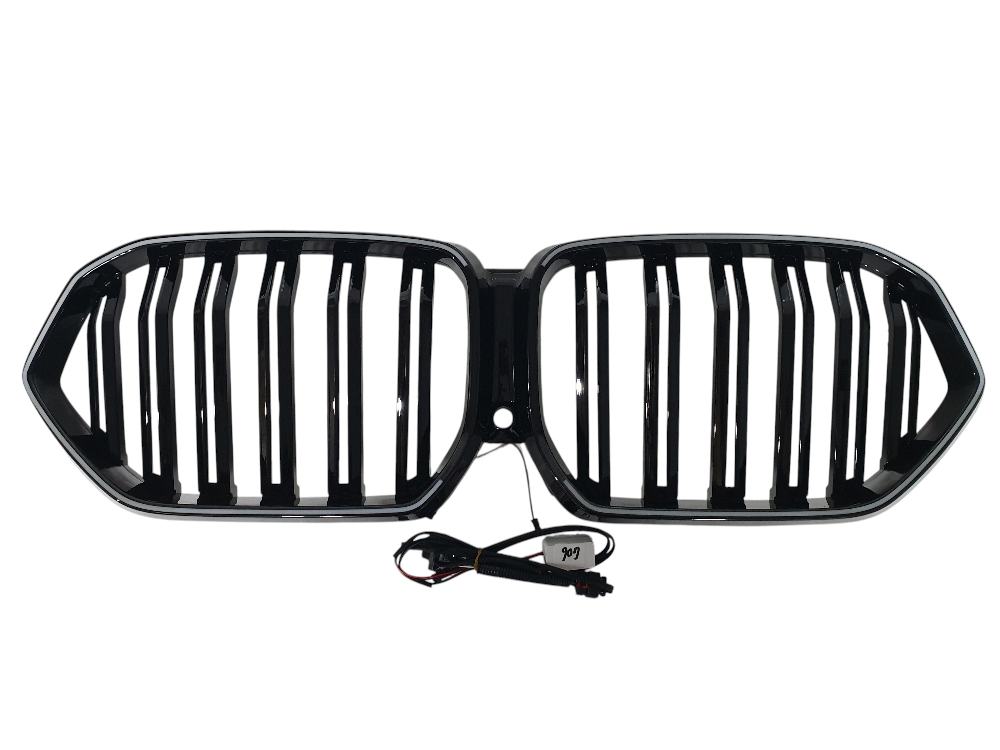 Ніздрі Чорний глянець LED (Iconic Glow) 2bar на BMW X6 G06 2019-2022 року 4